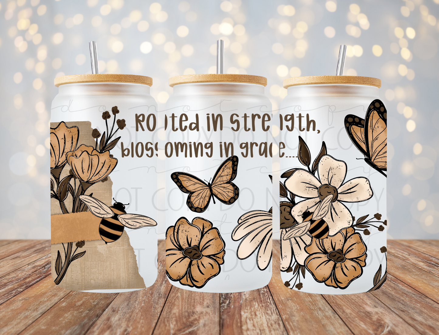 Rooted In Strength 16 Oz Wrap