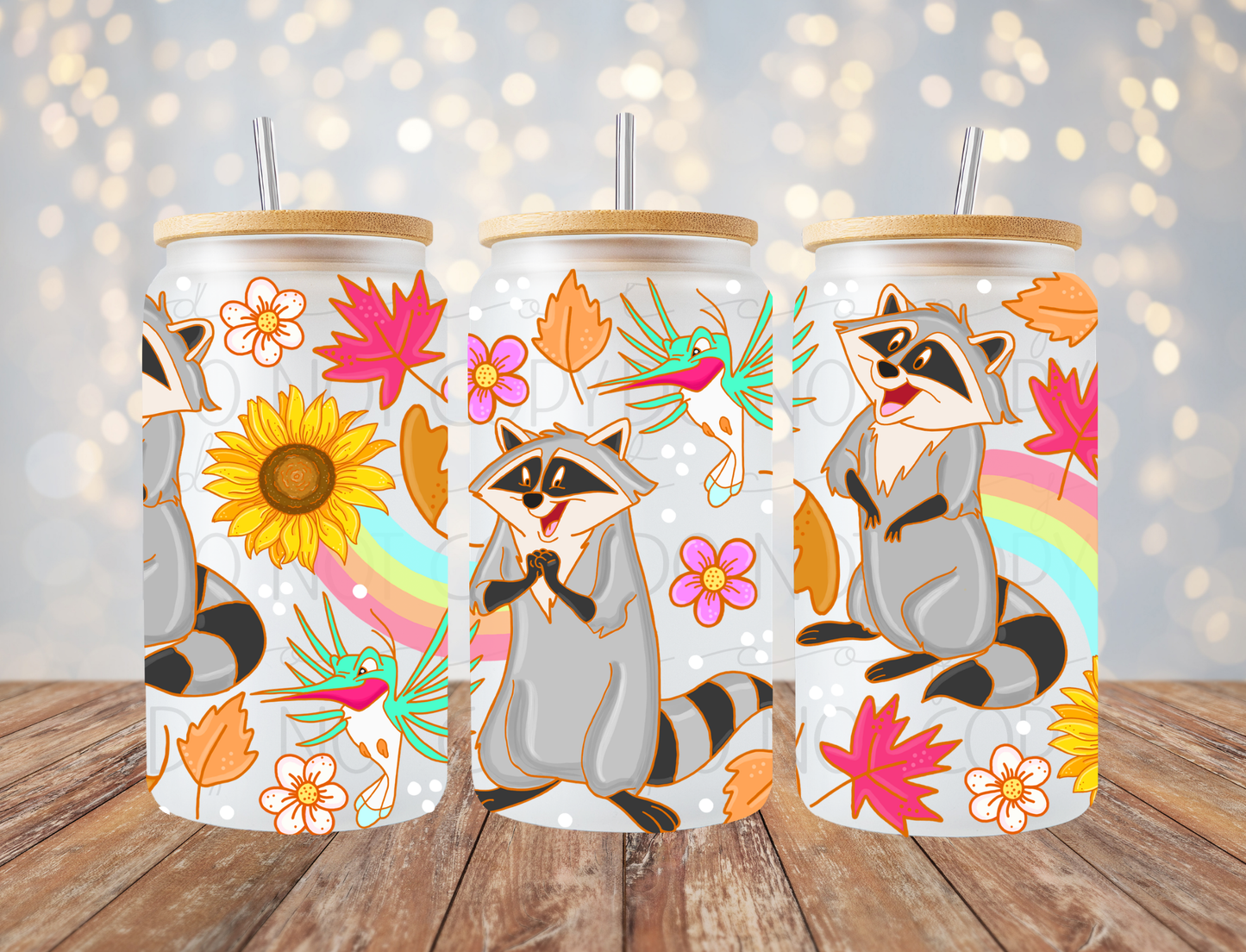 Raccoon Sidekick 16 Oz Wrap