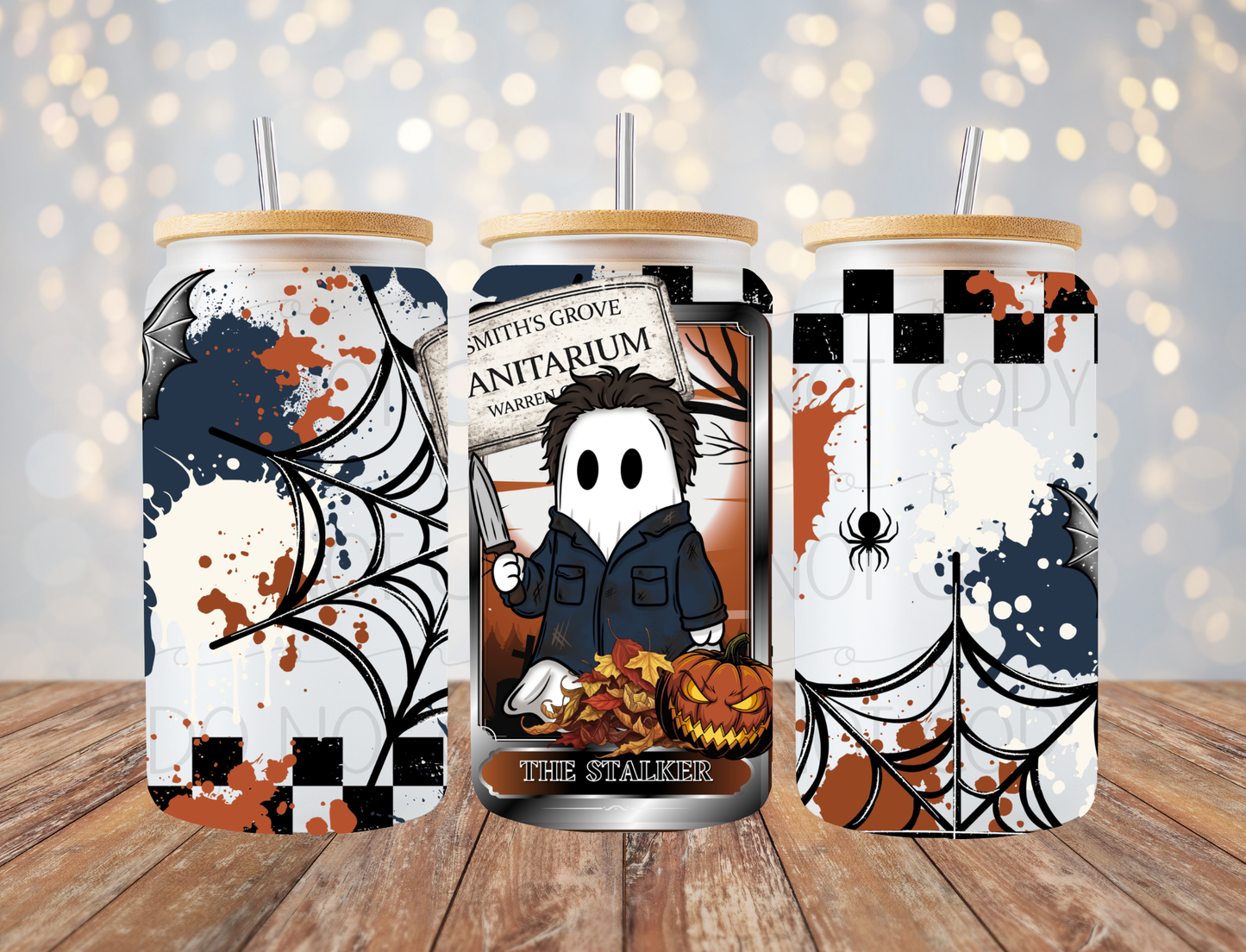 Boogeyman Horror Tarot 16 Oz Wrap