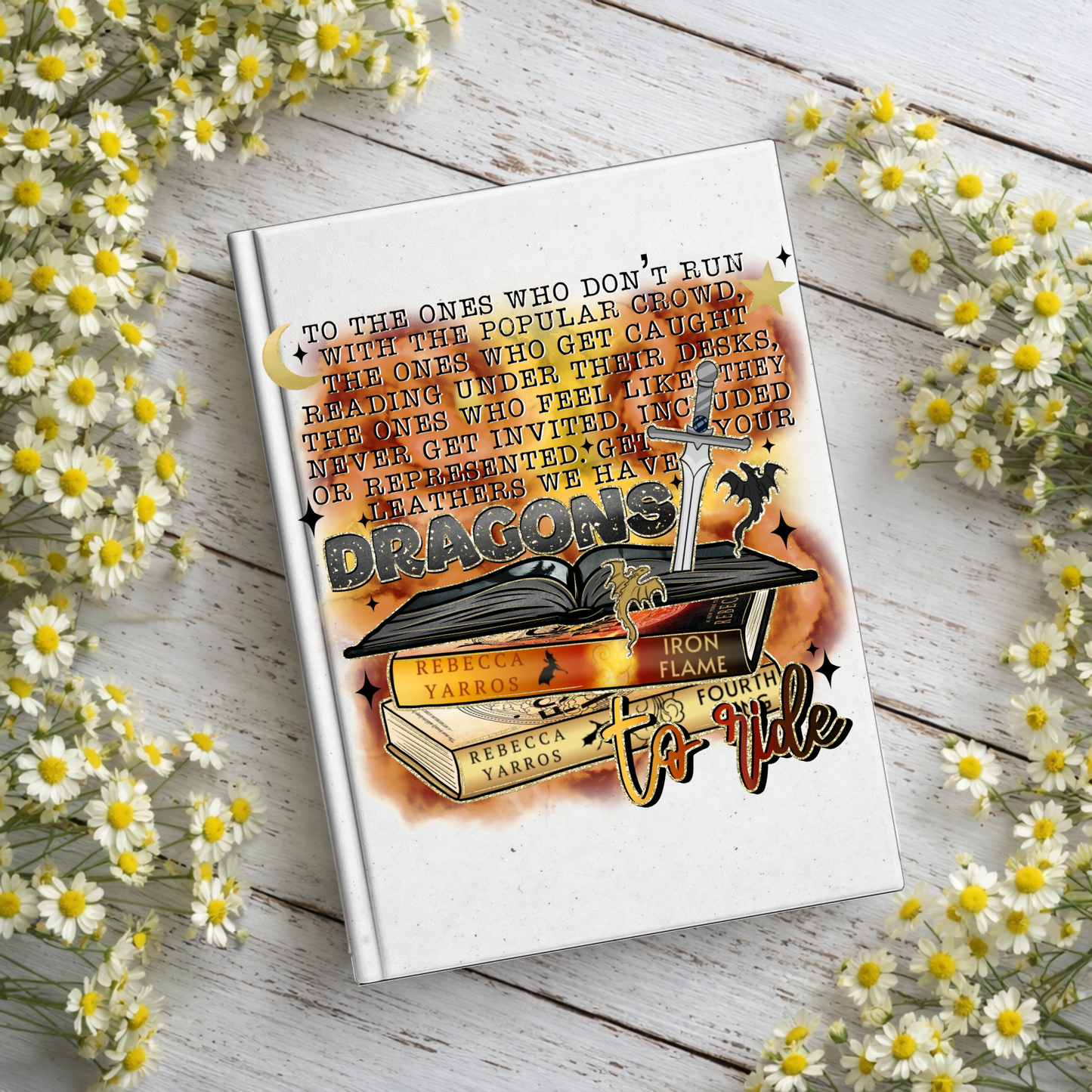 Dragons To Ride Notebook Decal