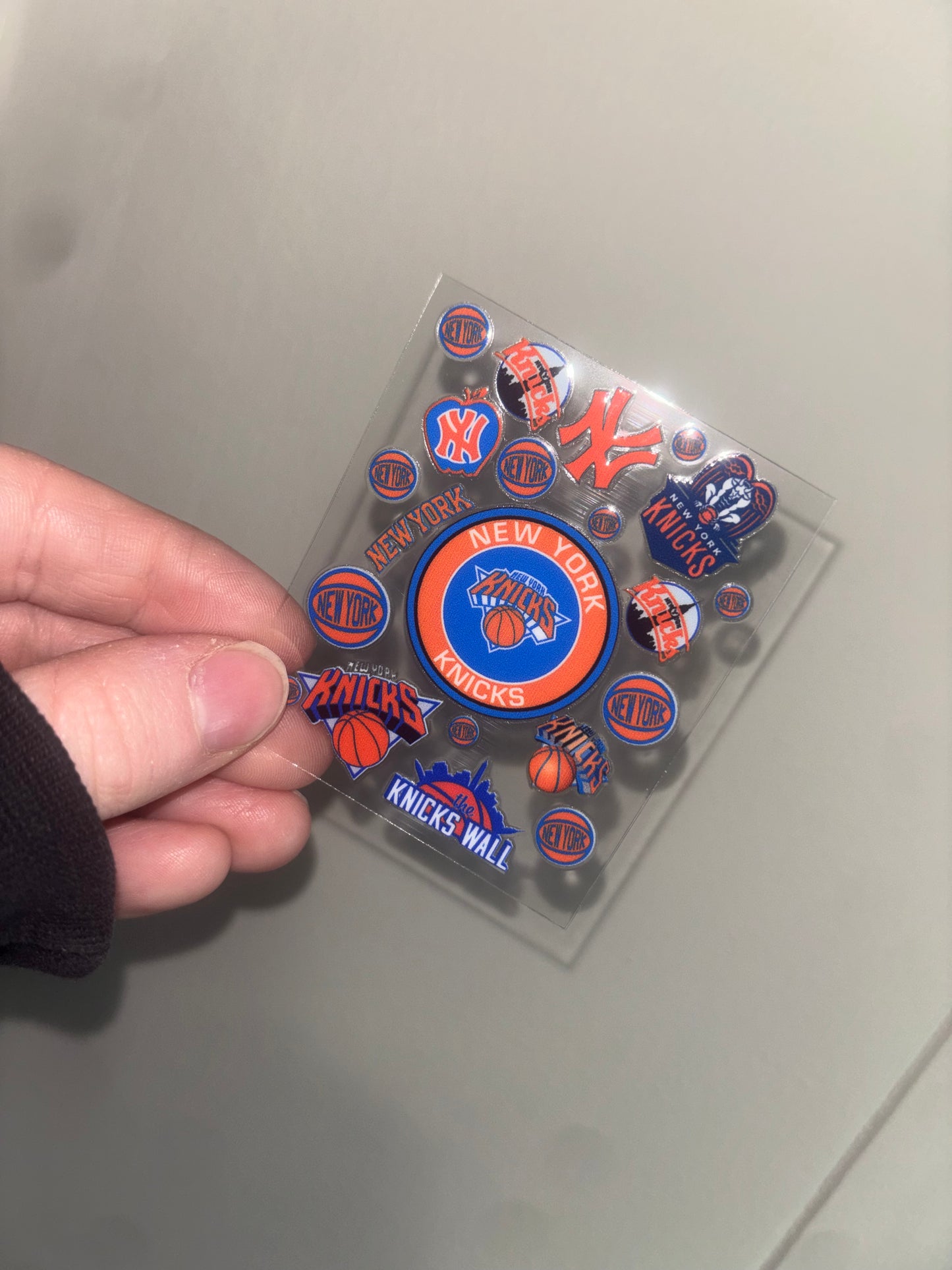 New York Basketball Spray Decal