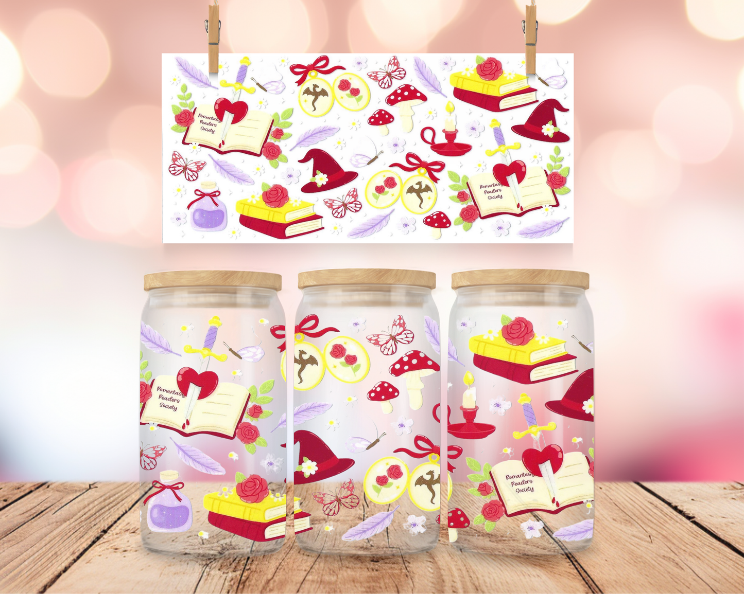 Romantasy Readers Society 16 oz Wrap