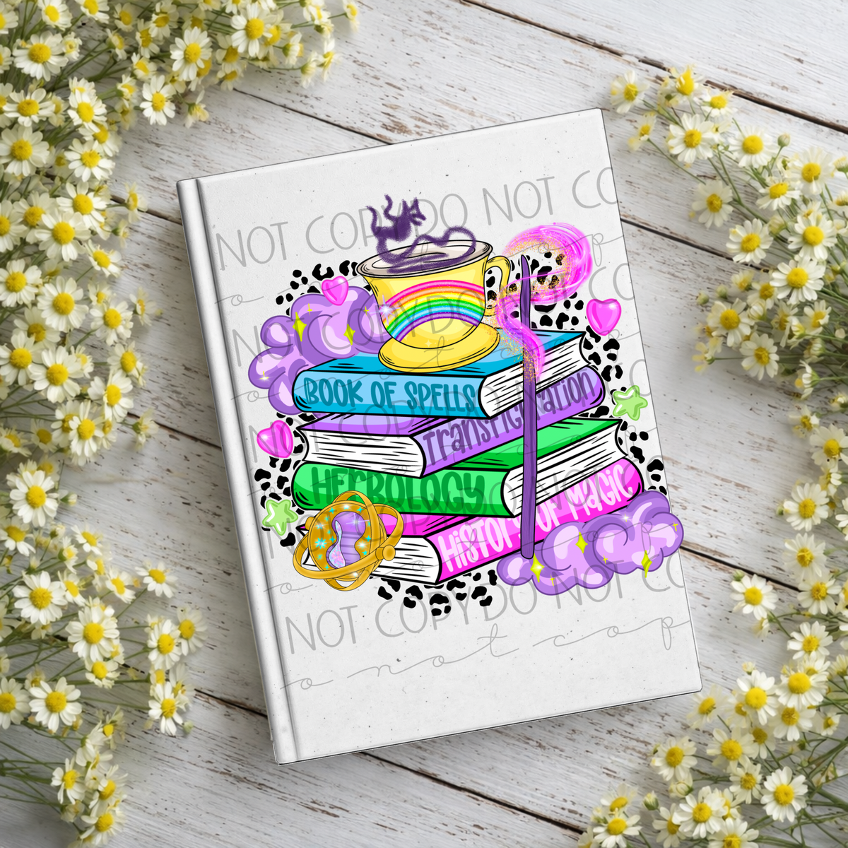 Spell Books Notebook Decal
