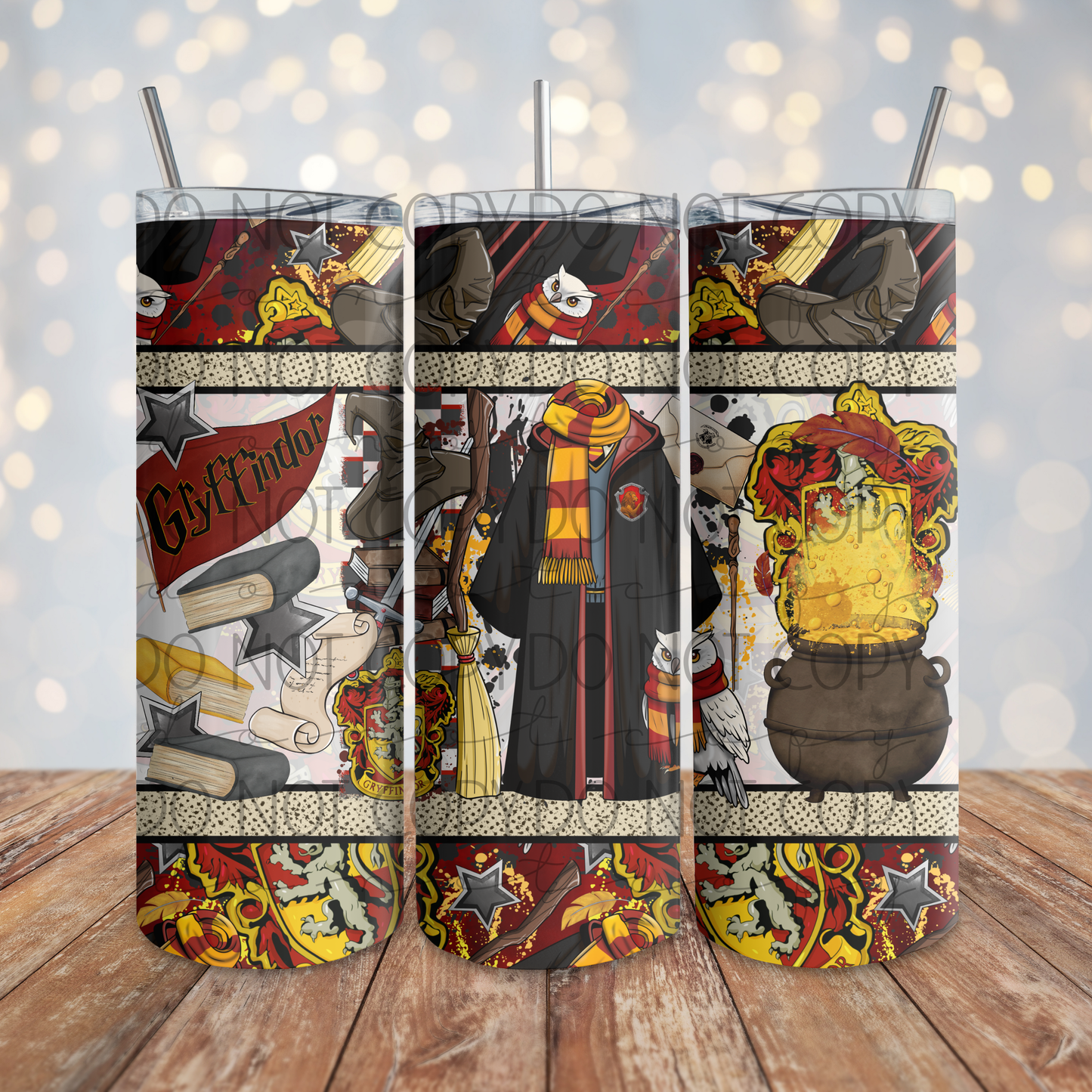 Red Wizard House 20 oz Wrap