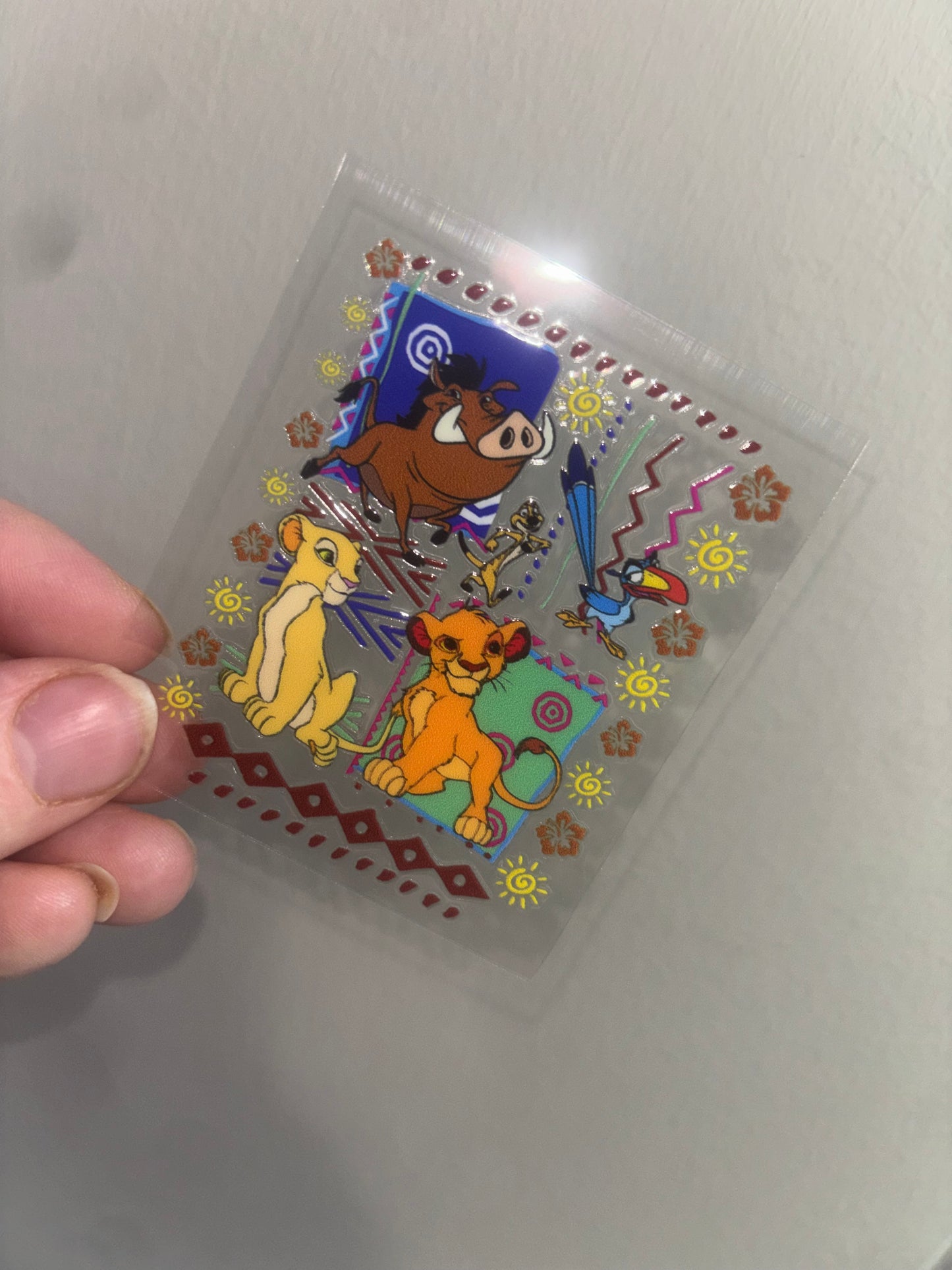 Lion Spray Decal