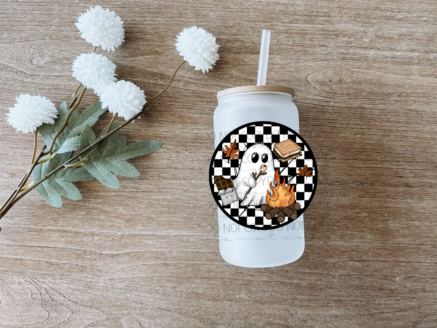 Camp Fire Ghost Decal