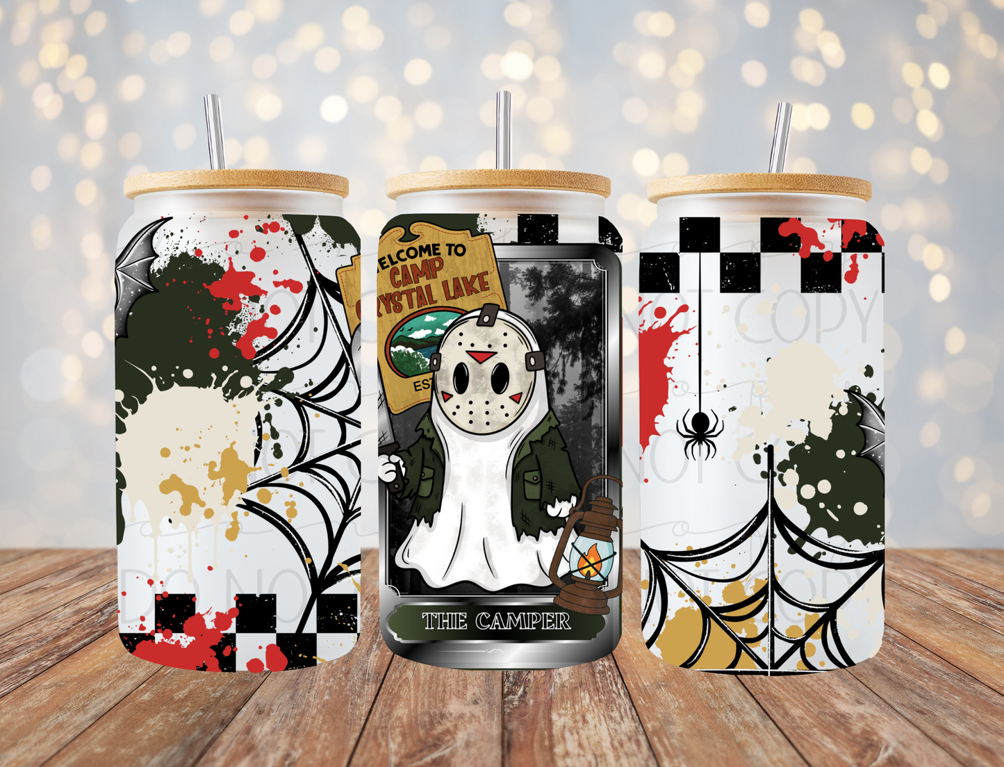 Friday Horror Tarot 16 Oz Wrap