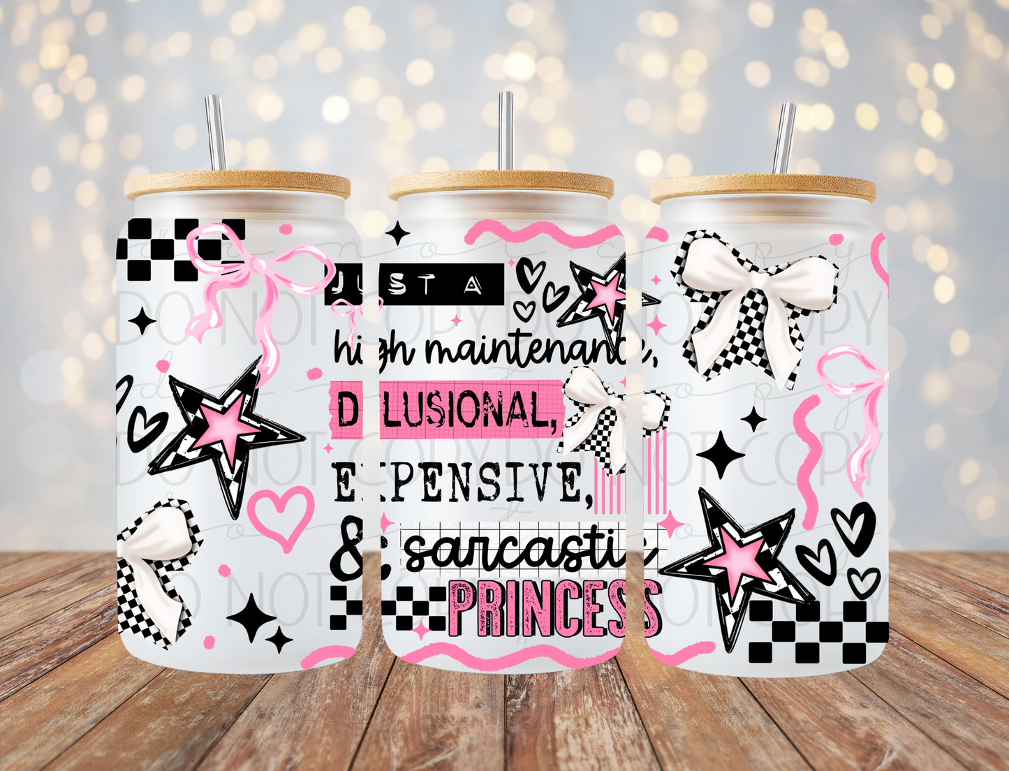 Just A Princess 16 Oz Wrap