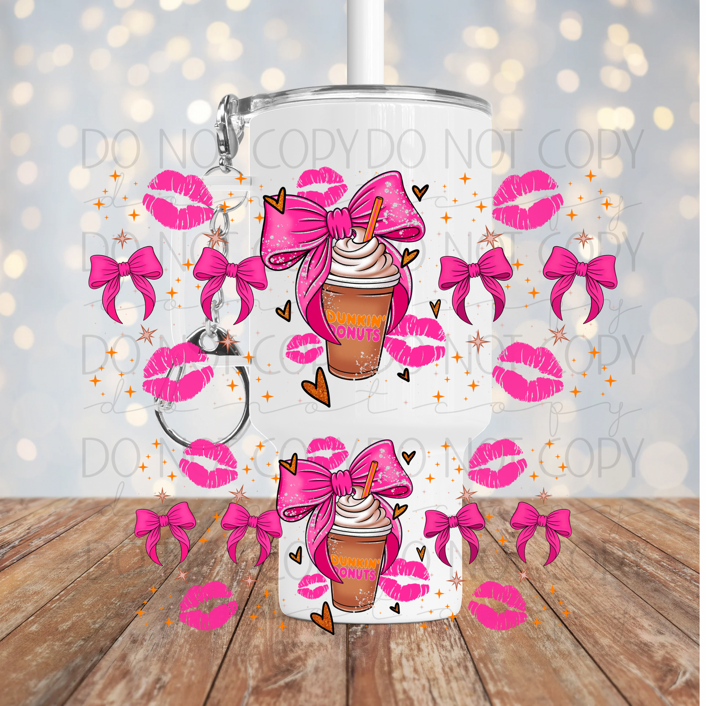 Pink Coffee Mini Wrap