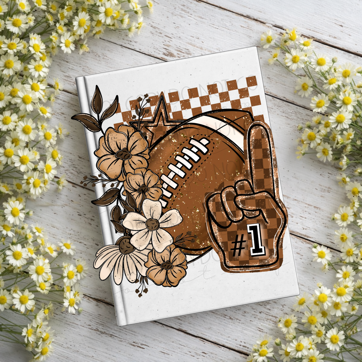 Football Notebook Decal