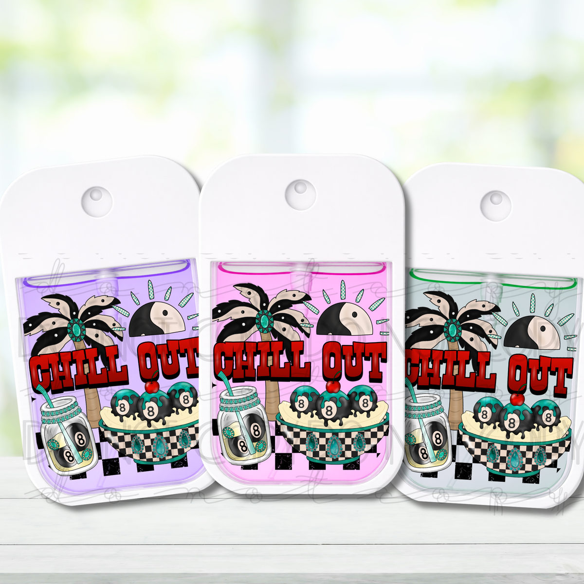 Chill Out Spray Decal