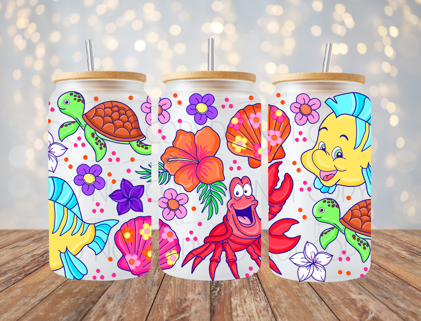 Fish & Crab Sidekicks 16 Oz Wrap
