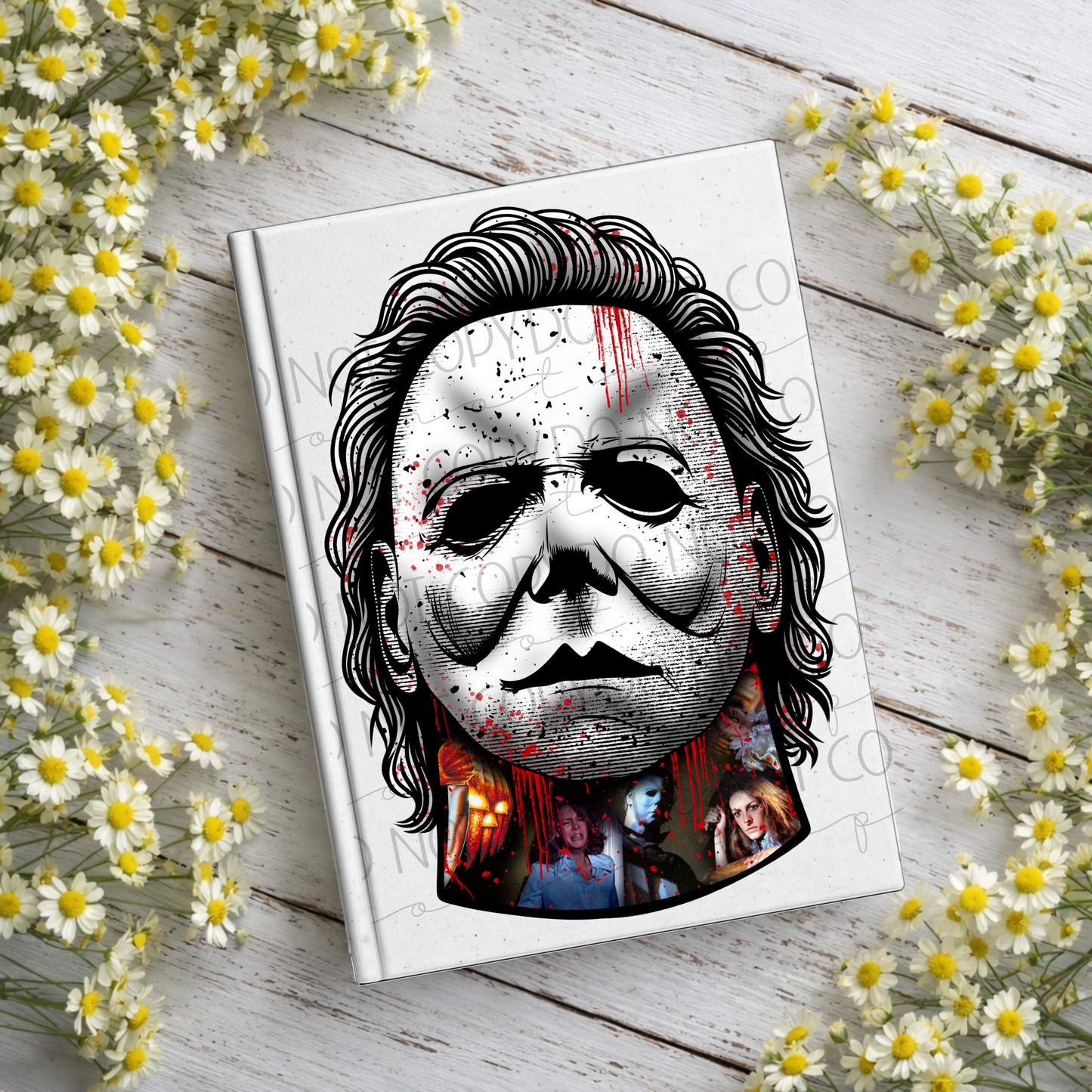 Boogeyman Horror Notebook Decal