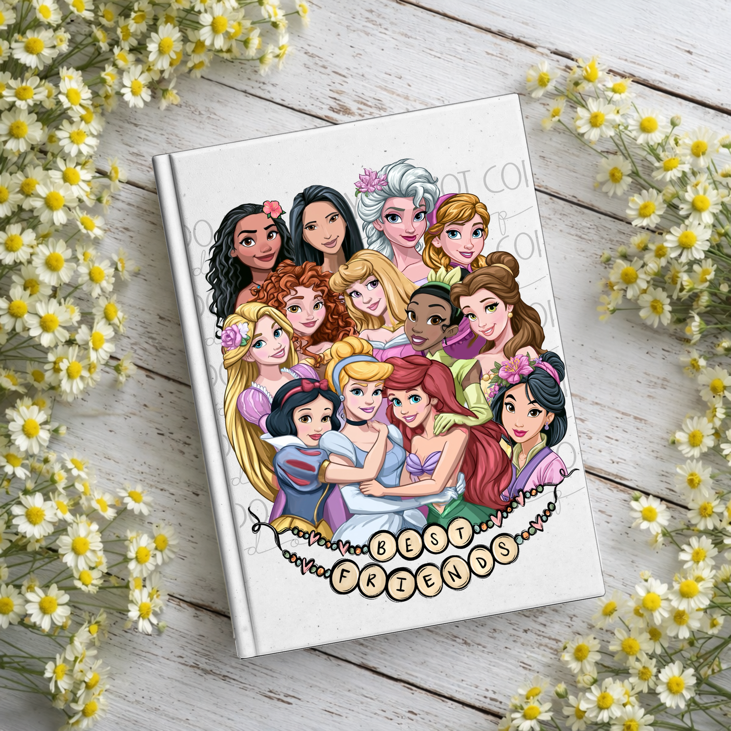 Princesses Notebook Decal