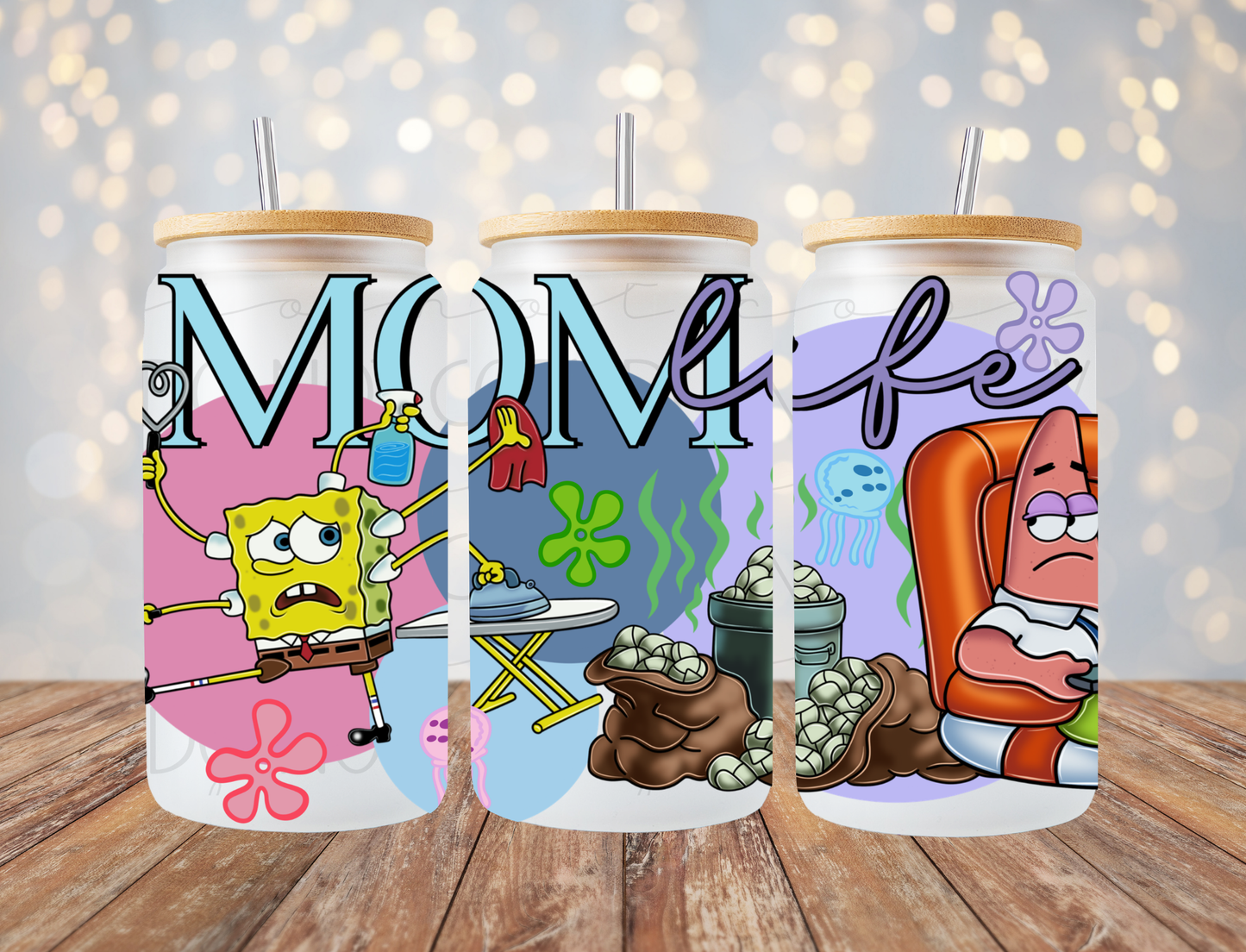 Mom Life 16 Oz Wrap