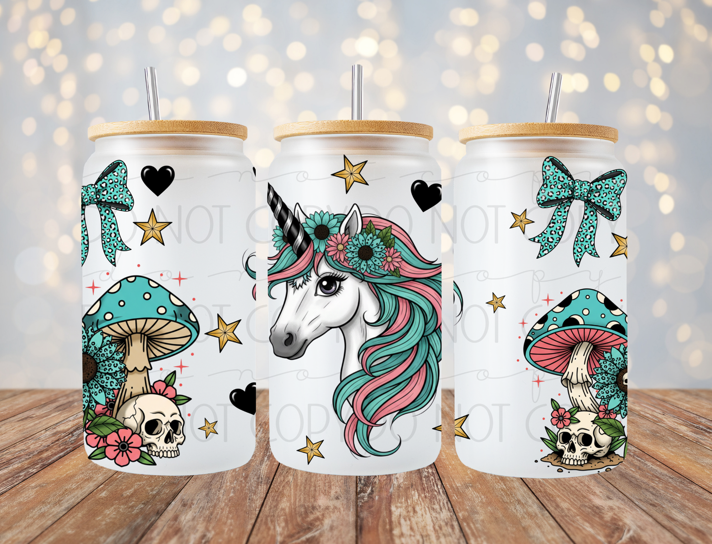 Unicorn 16 Oz Wrap