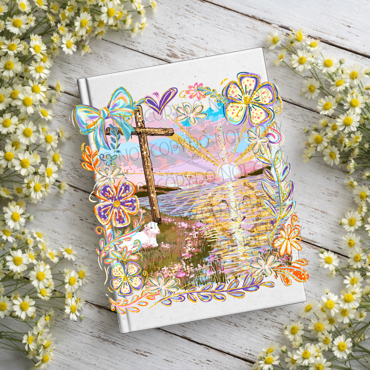 Faith Ocean Notebook Decal