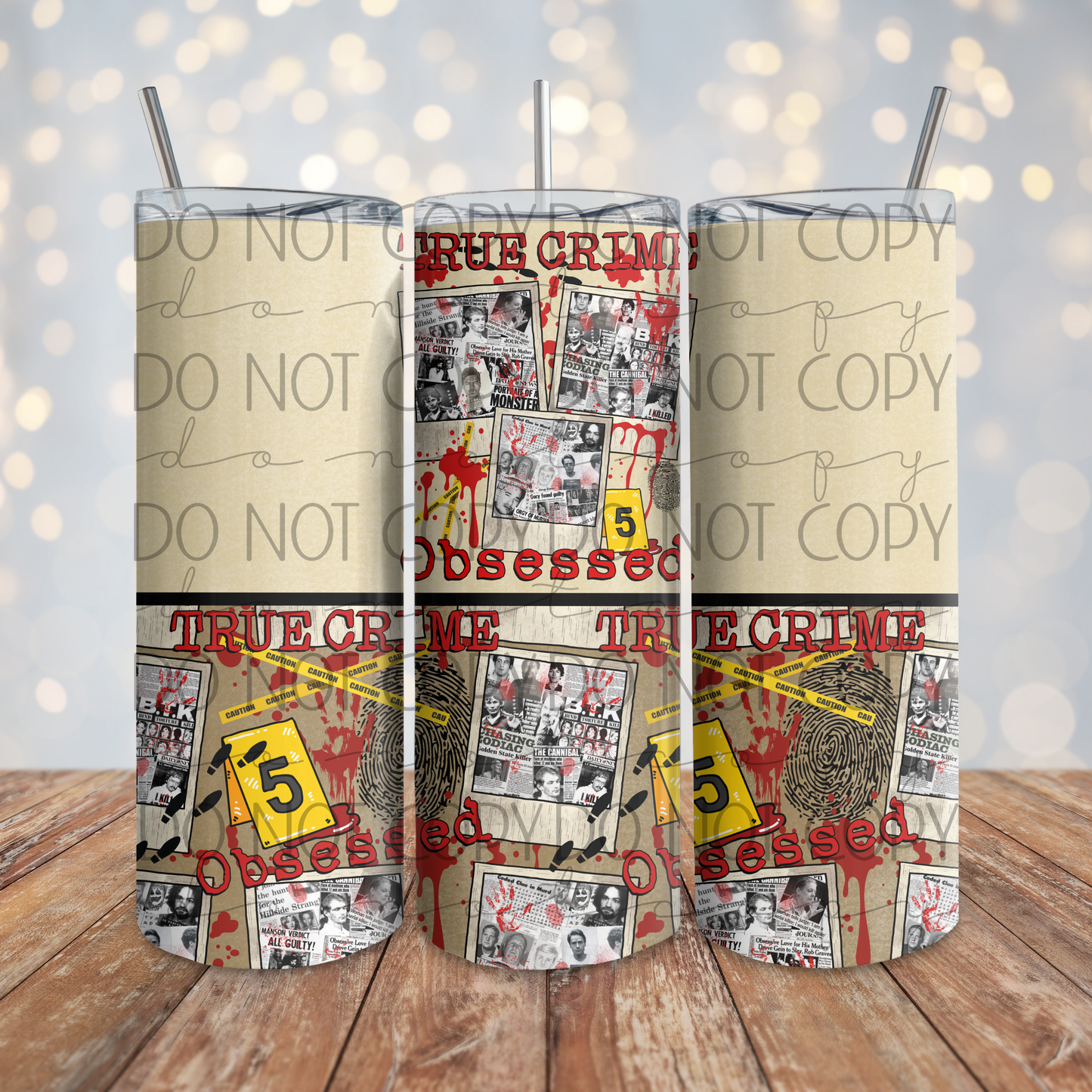 True Crime Obsessed 20 oz Wrap