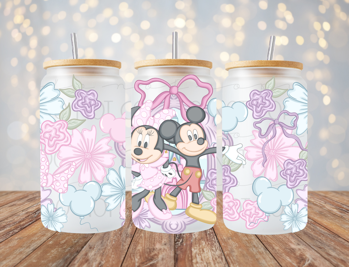 Girl & Boy Mouse 16 Oz Wrap