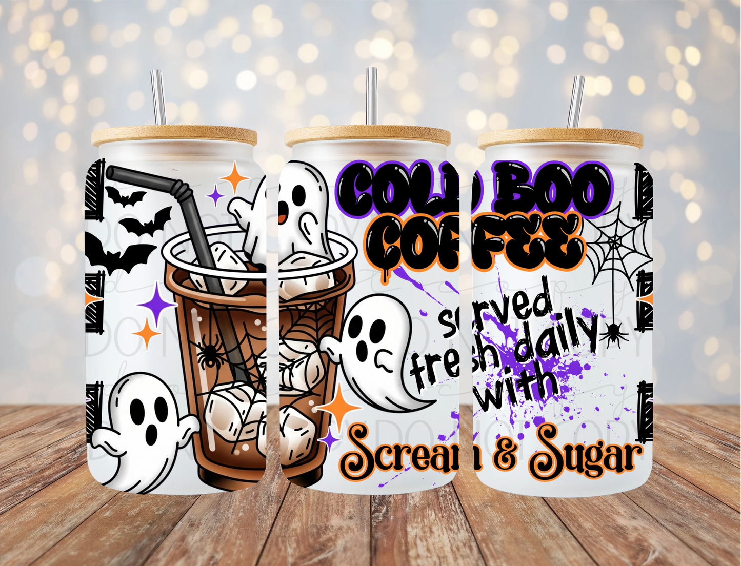 Cold Boo Coffee 16 Oz Wrap