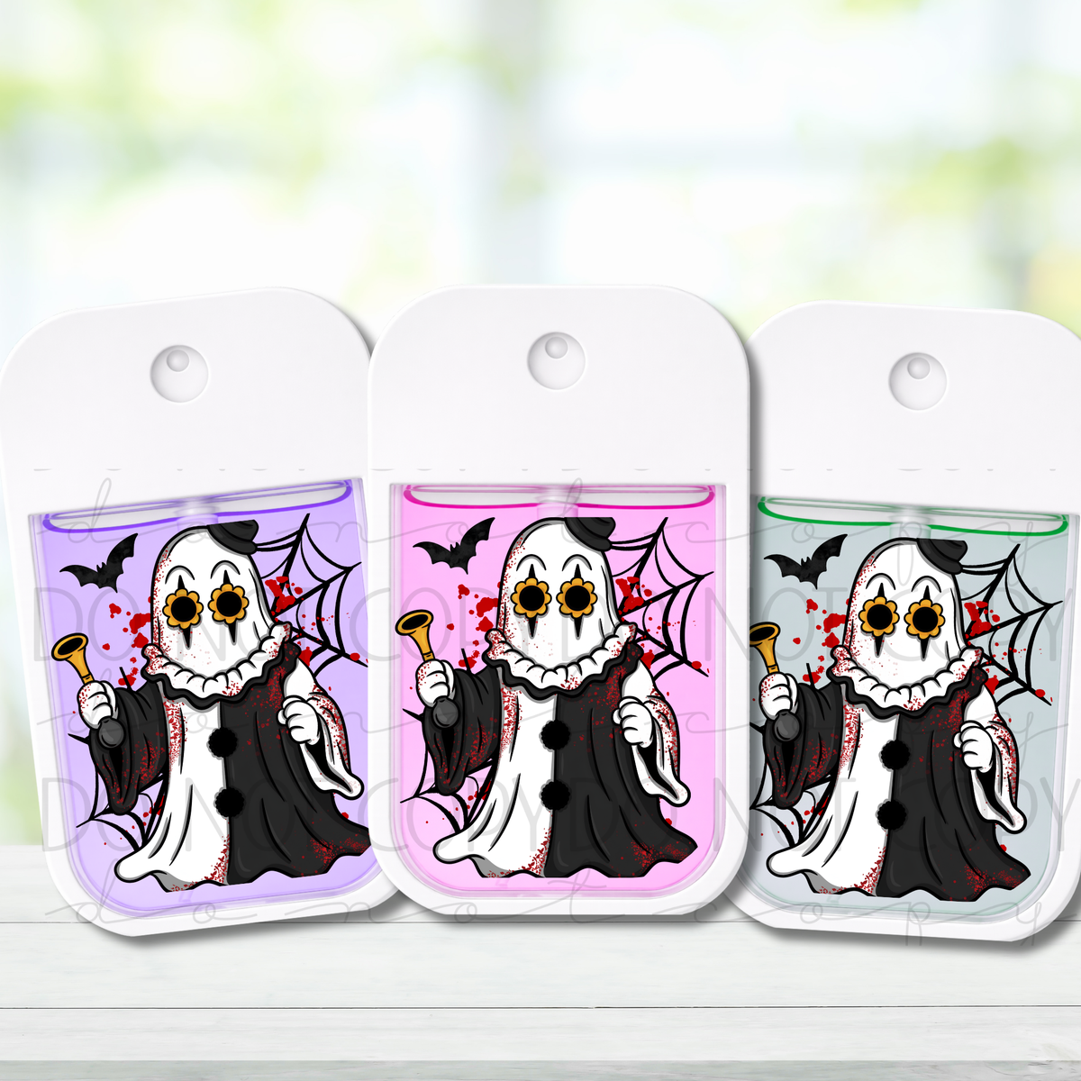 Clown Horror Ghost Spray Decal