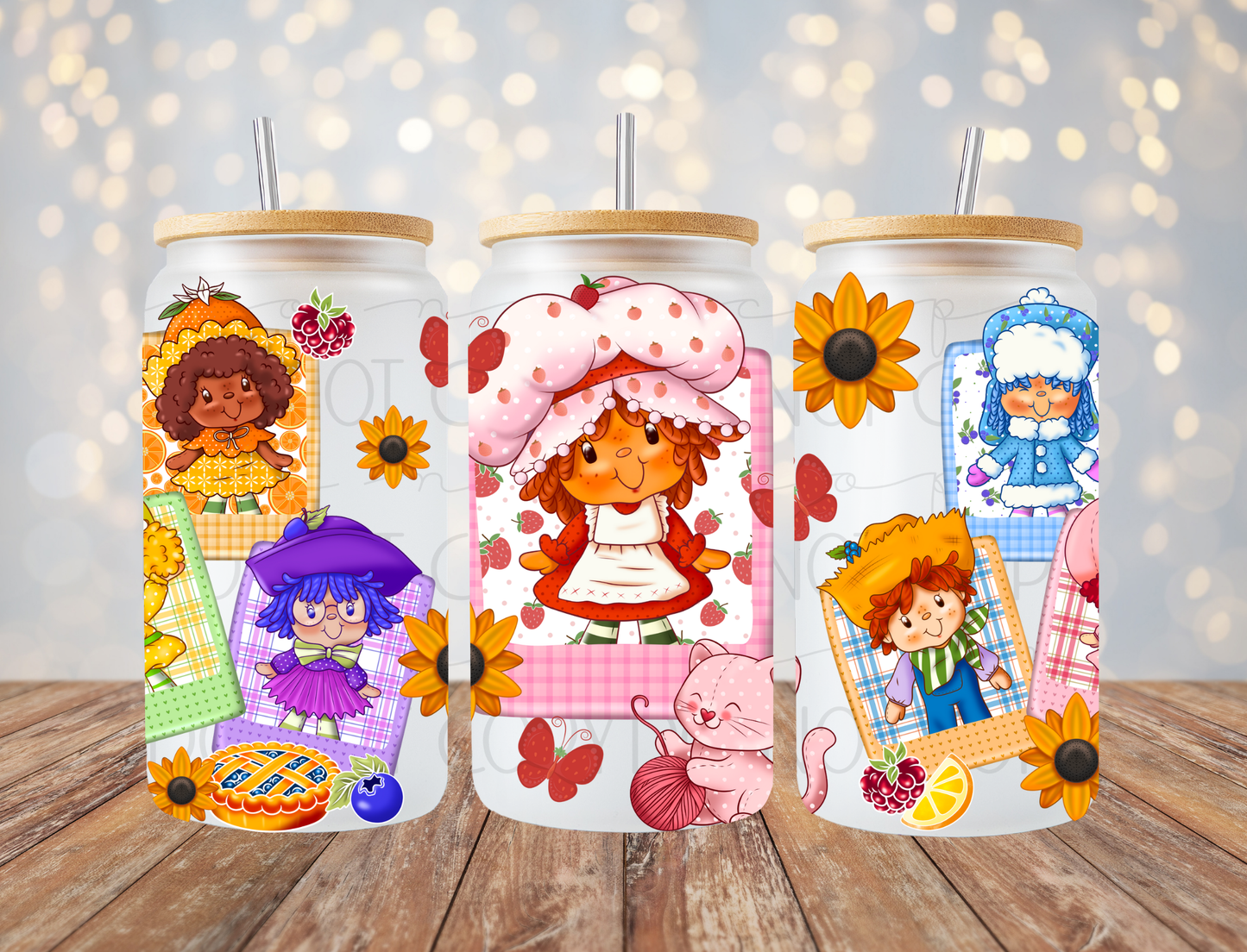 Strawberry & Friends 16 Oz Wrap