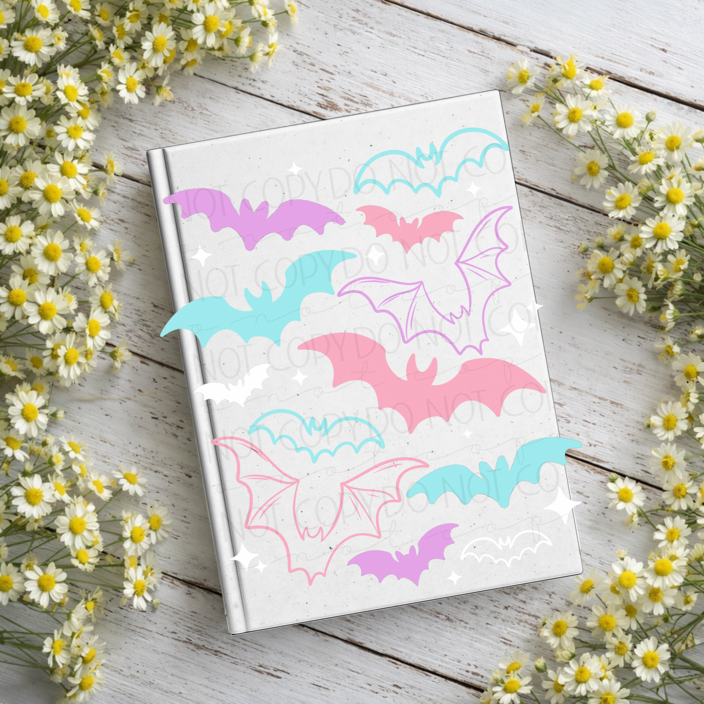 Bats Notebook Decal