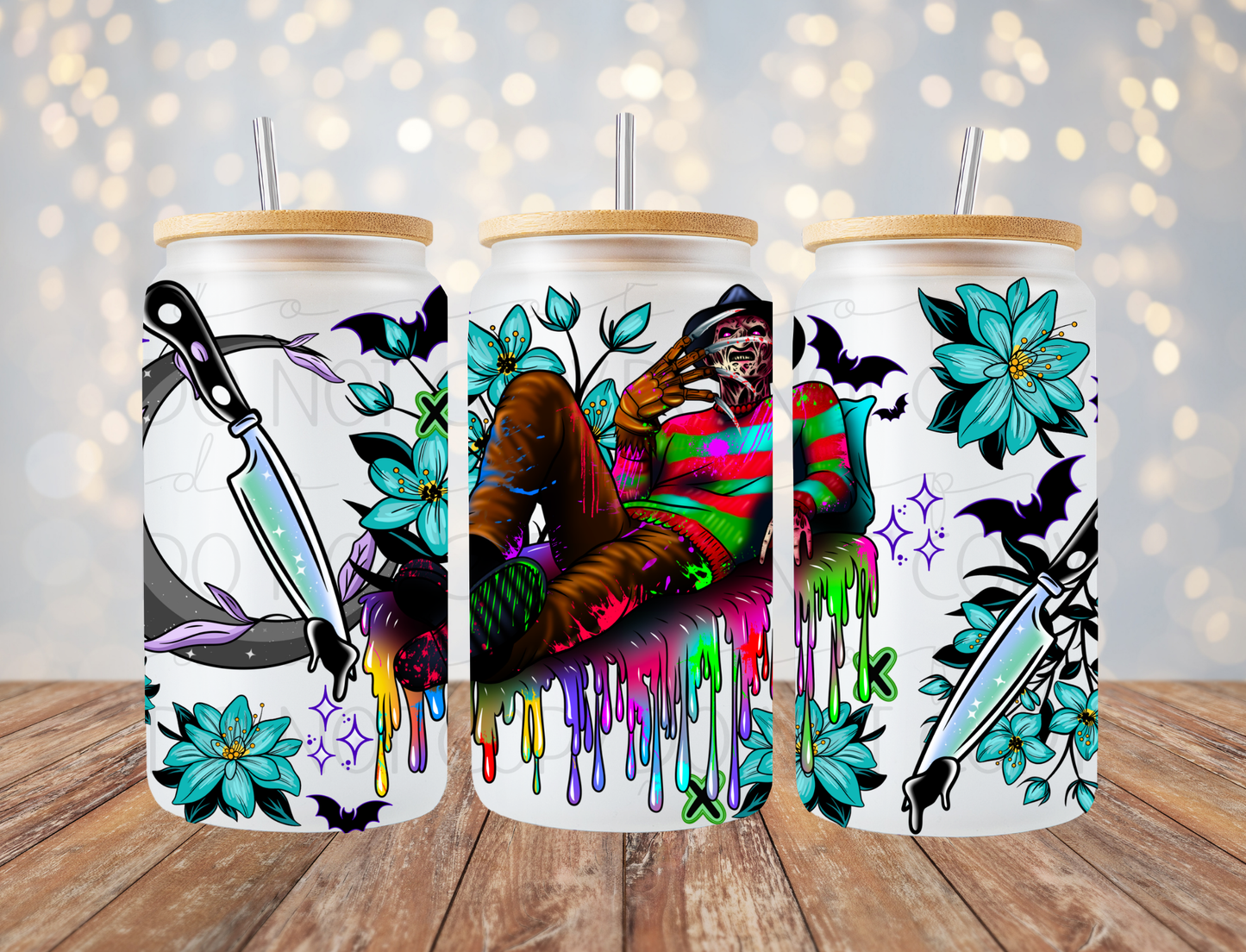 Nightmare Horror 16 Oz Wrap