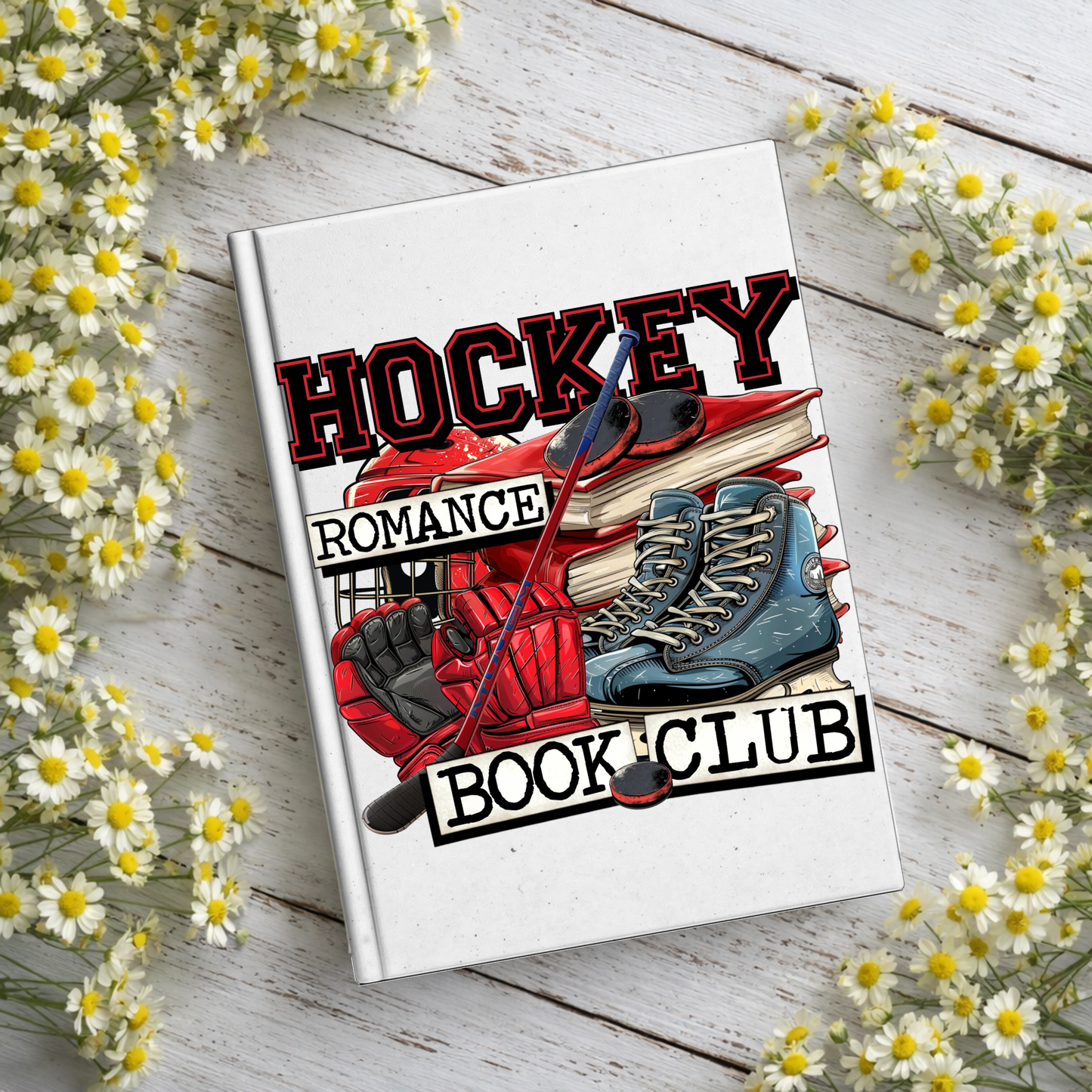 Hockey Romance Book Club Notebook Decal