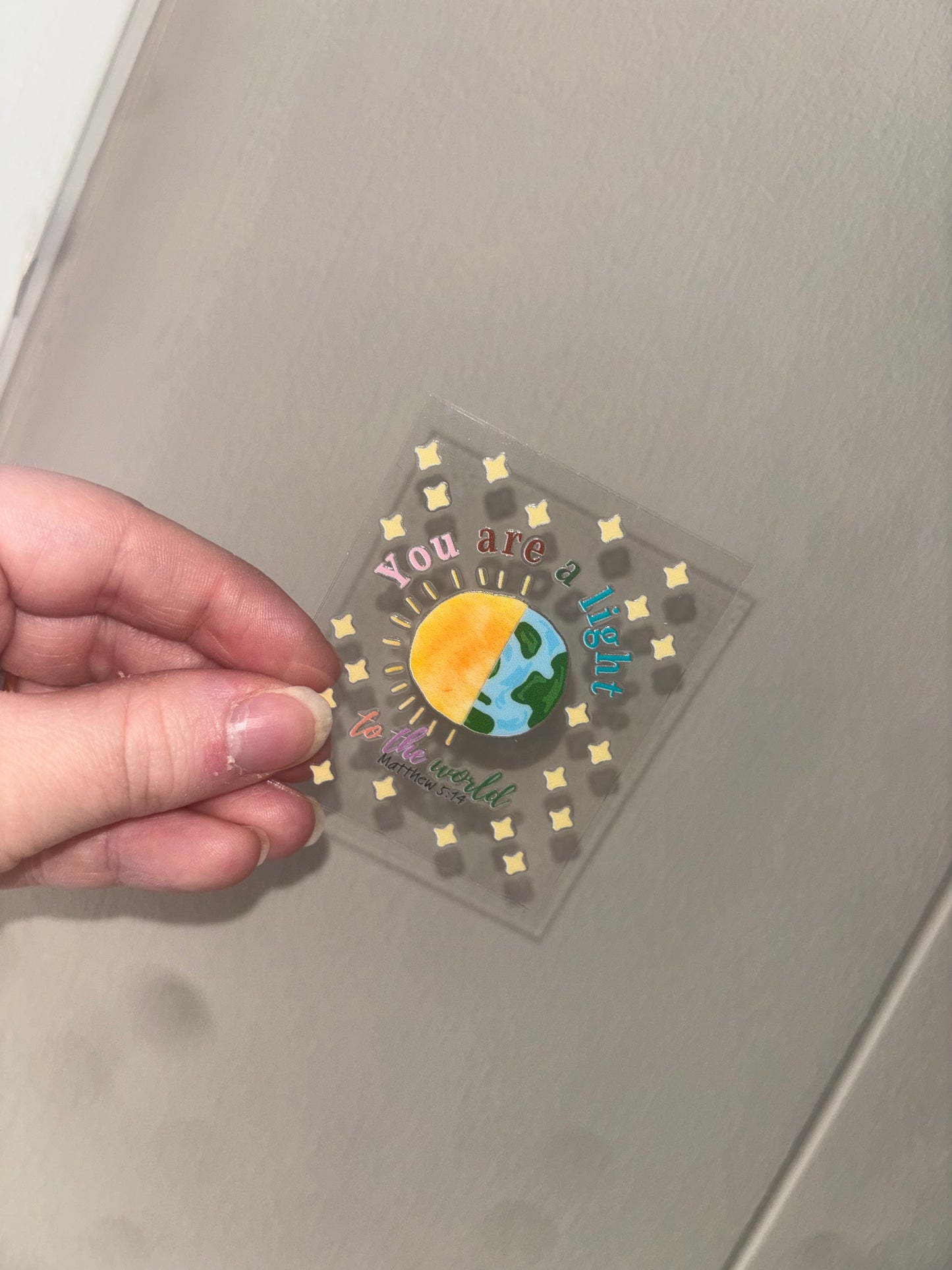 Faith Spray Decal