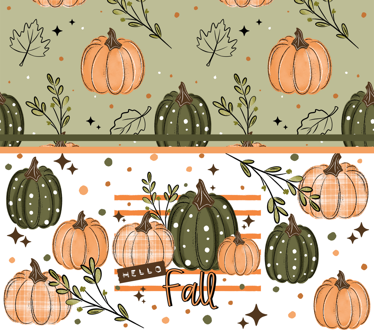 Hello Fall 20 oz Wrap
