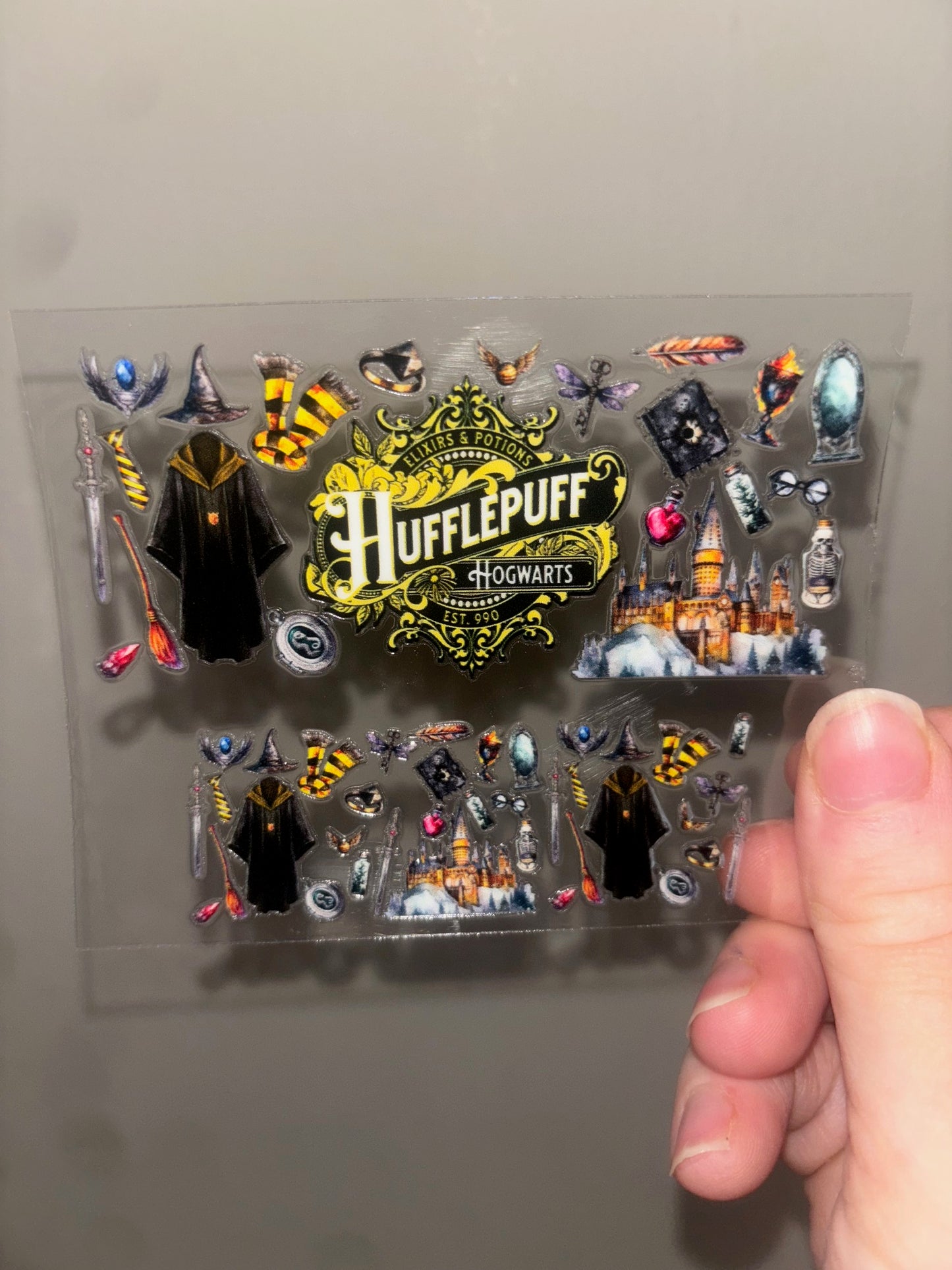 Yellow Wizard House Mini Wrap