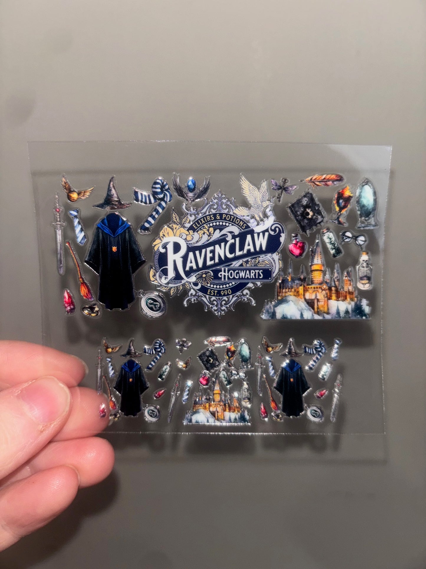 Blue Wizard House Mini Wrap