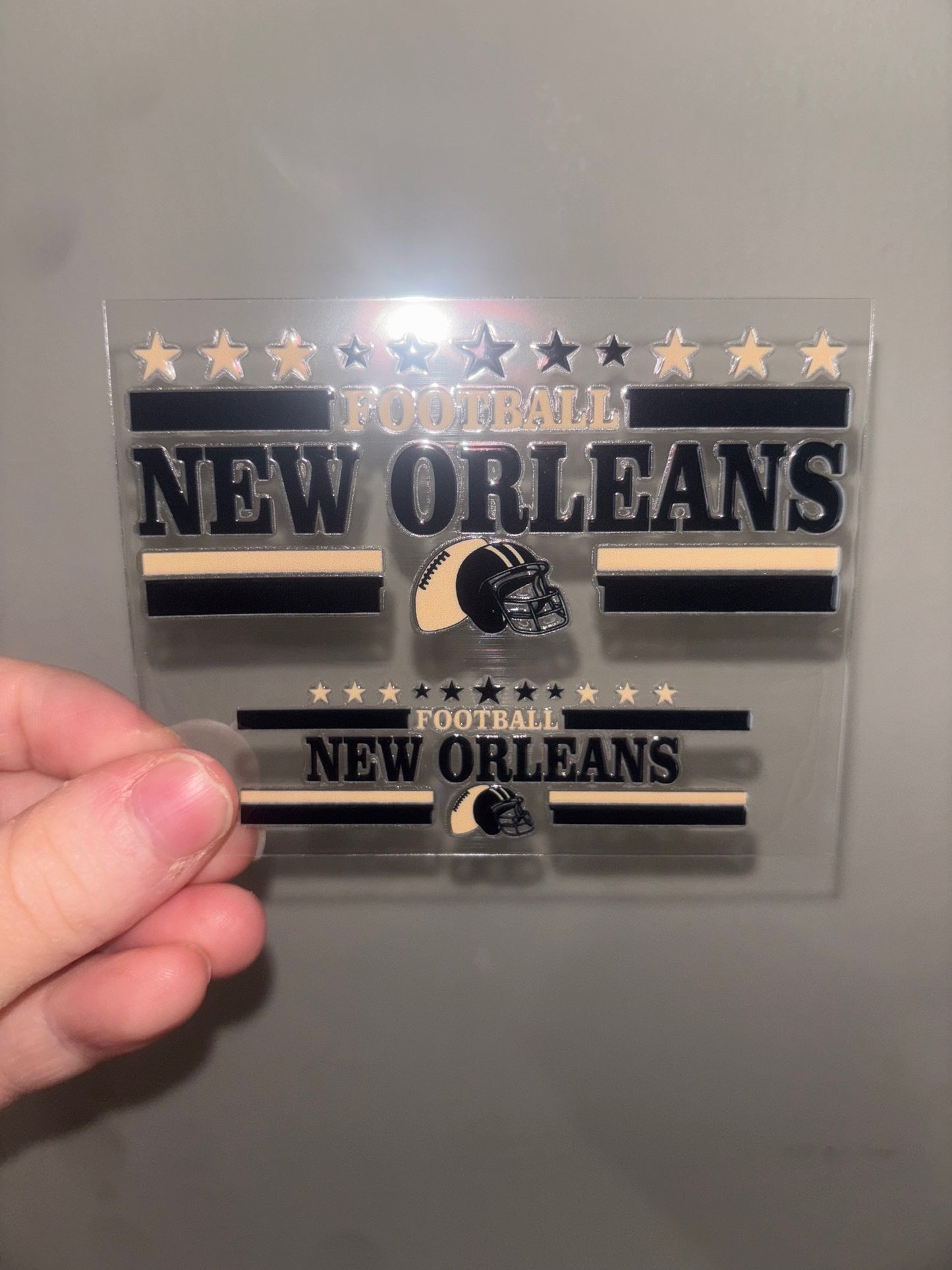 Football New Orleans Mini Wrap