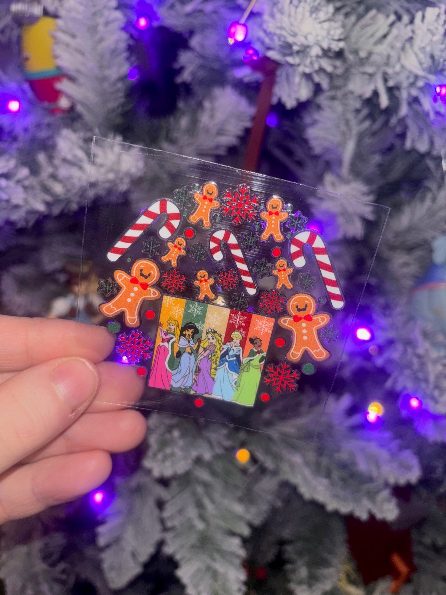 Princess Christmas Decal