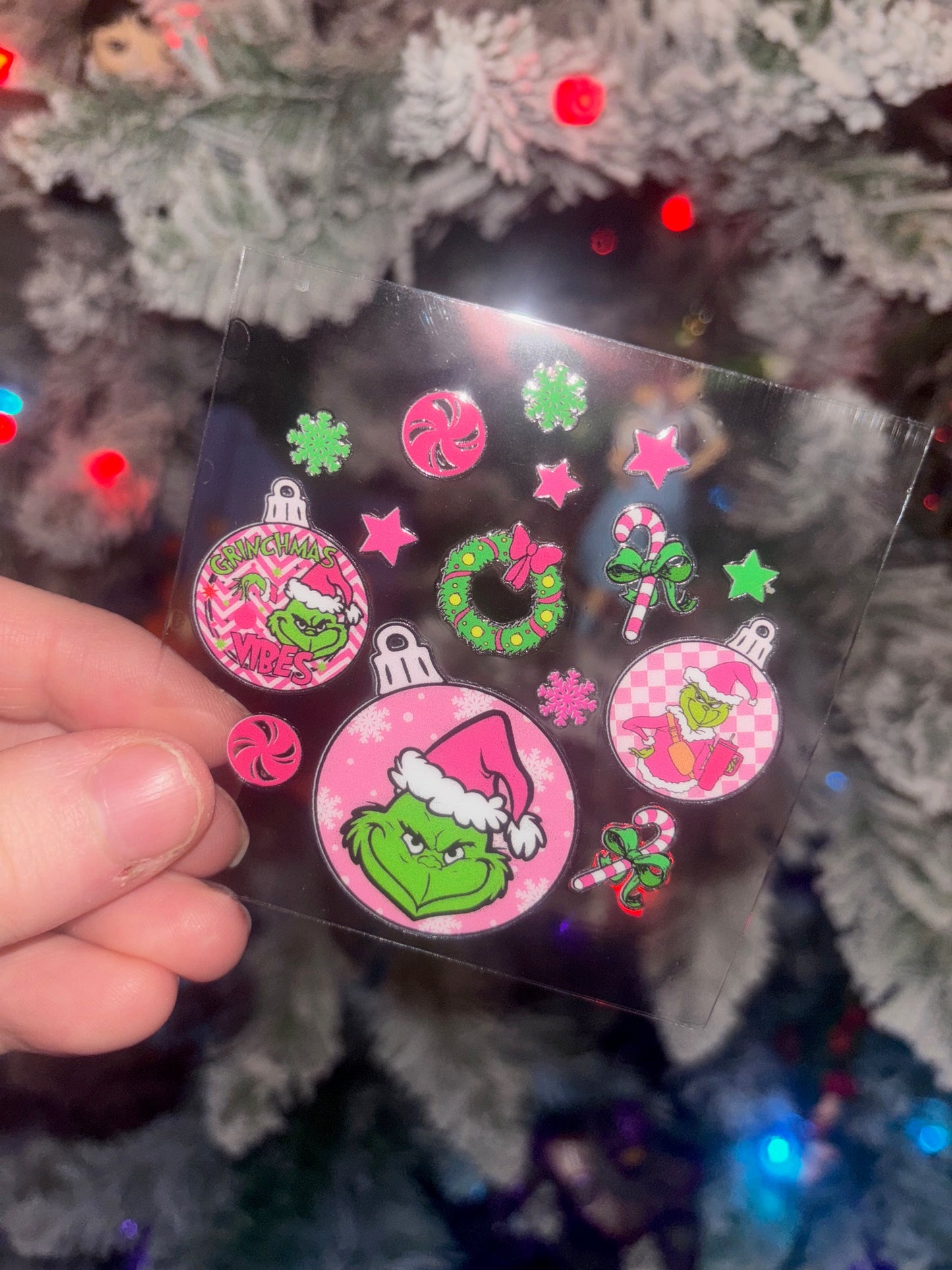 Green Guy Christmas Decal 5