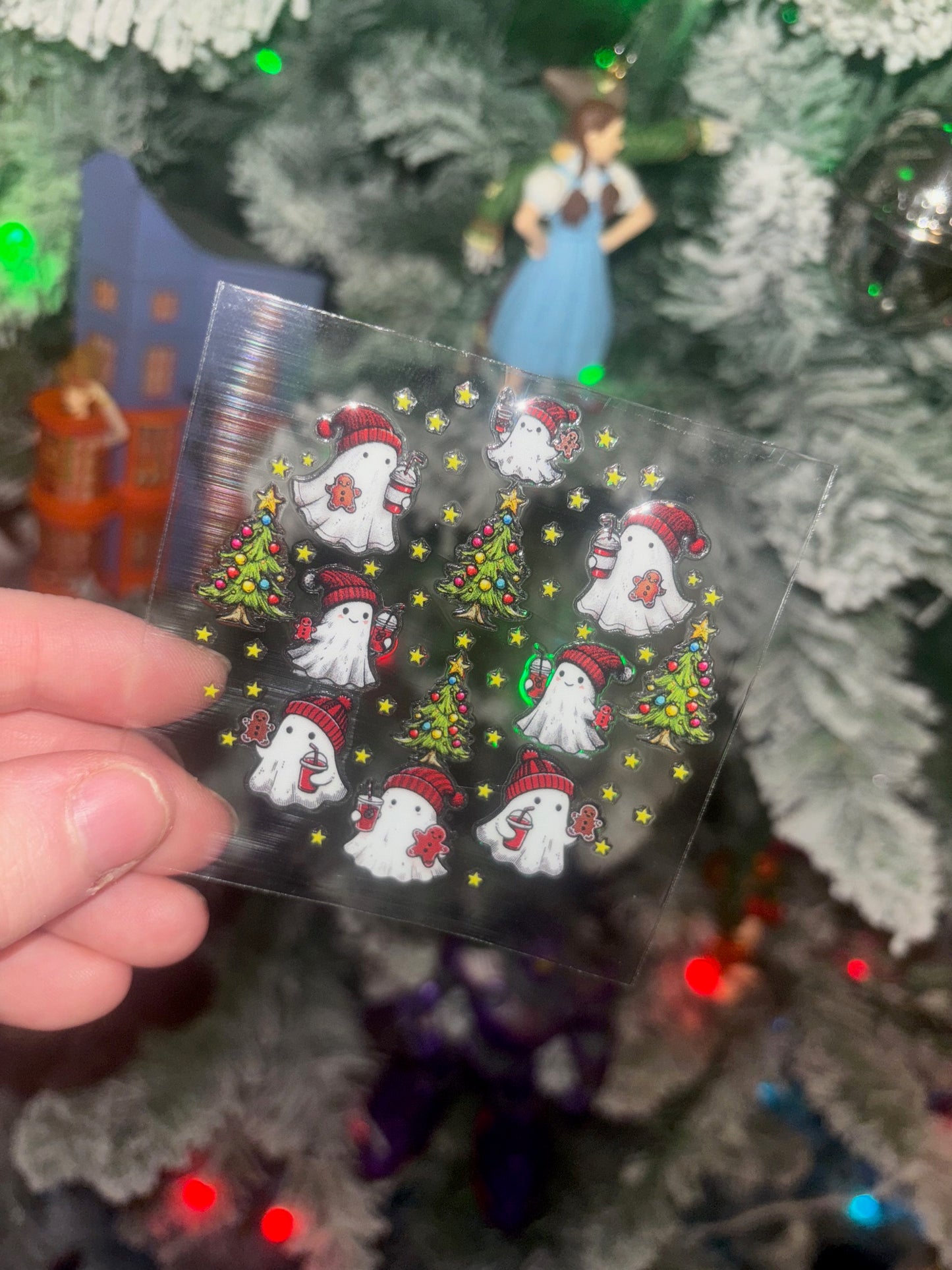 Christmas Ghosts Decal 2