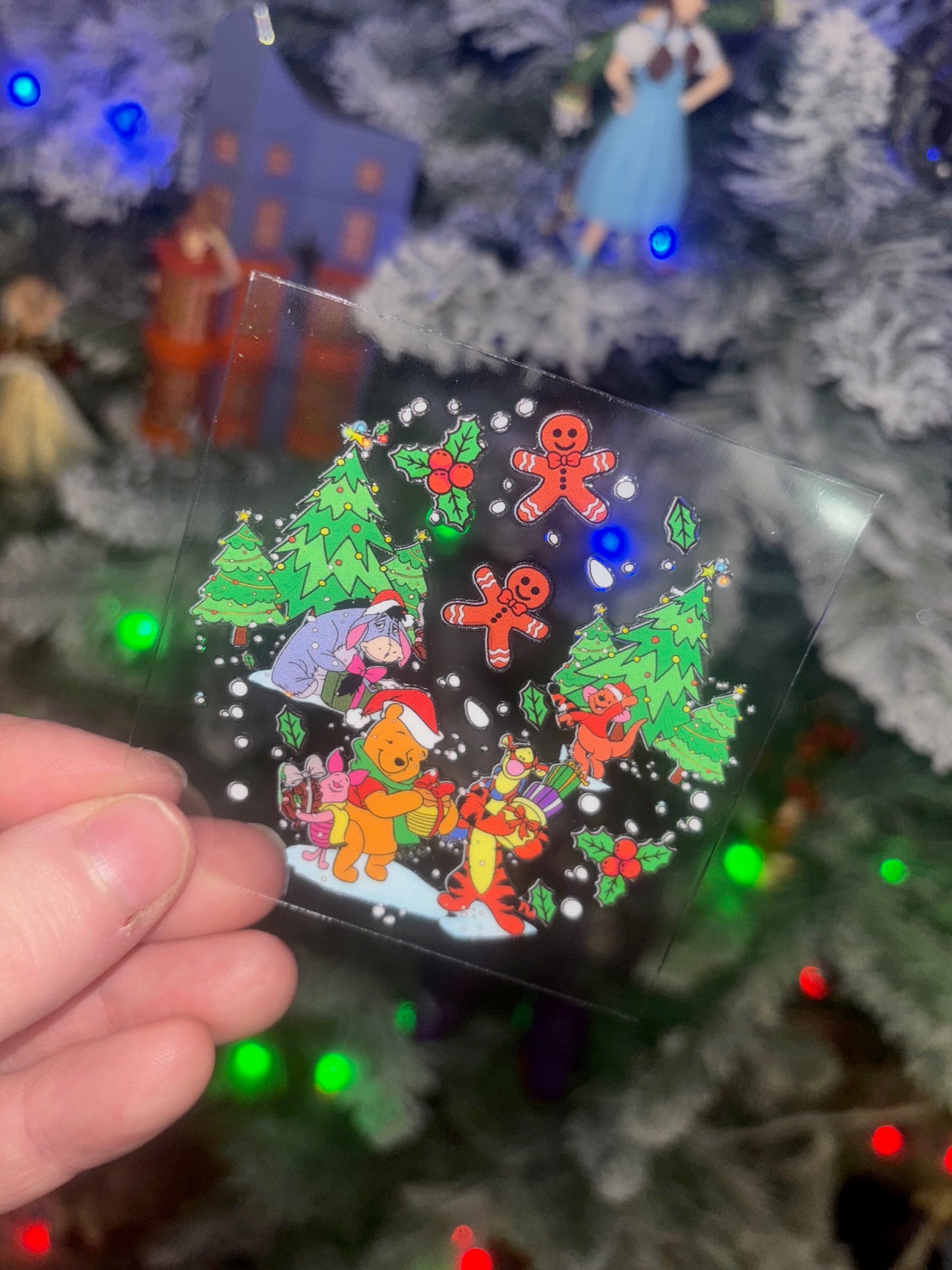 Bear and Friends Christmas Decal 1