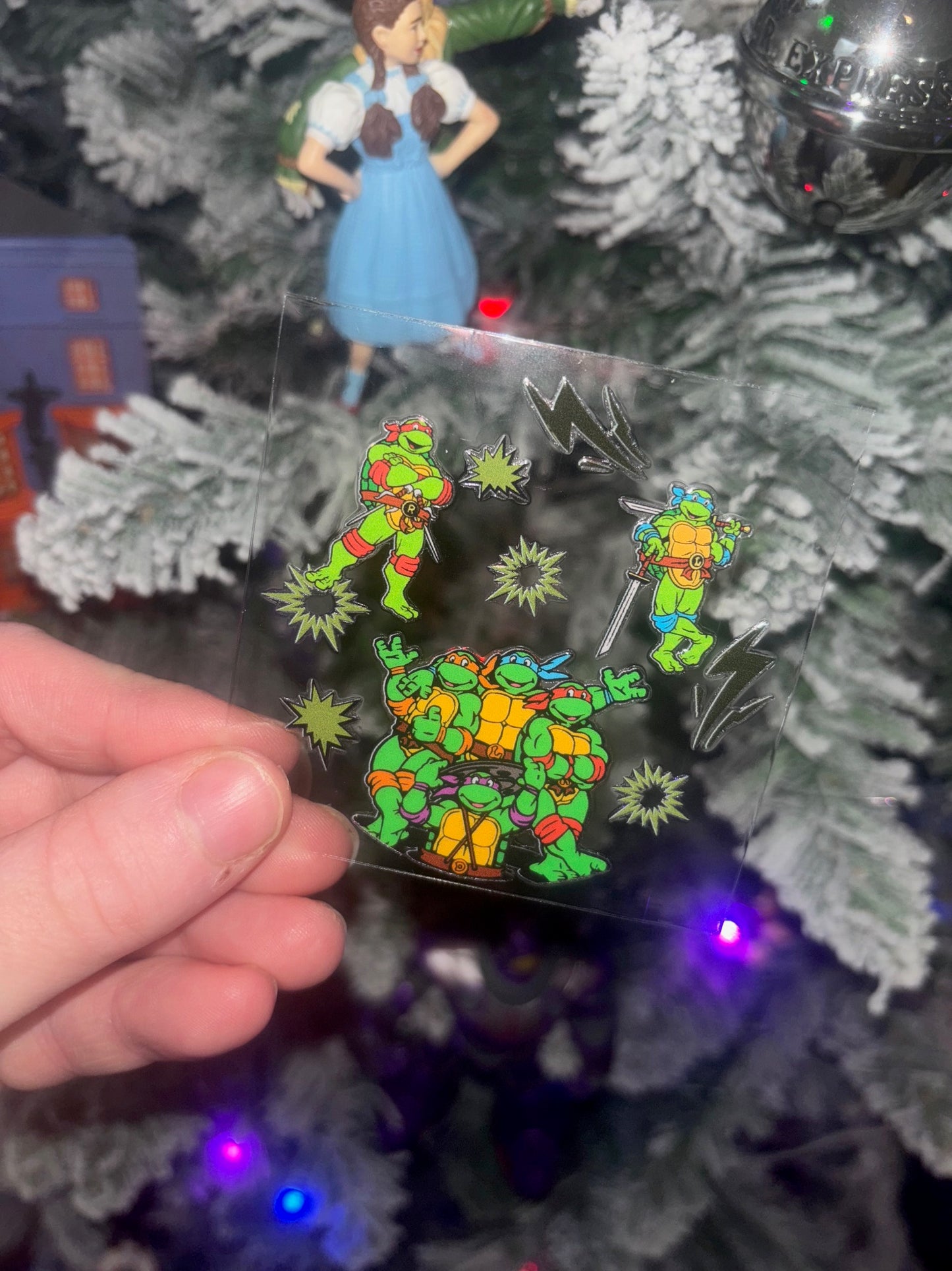 Turtle Ornament Decal