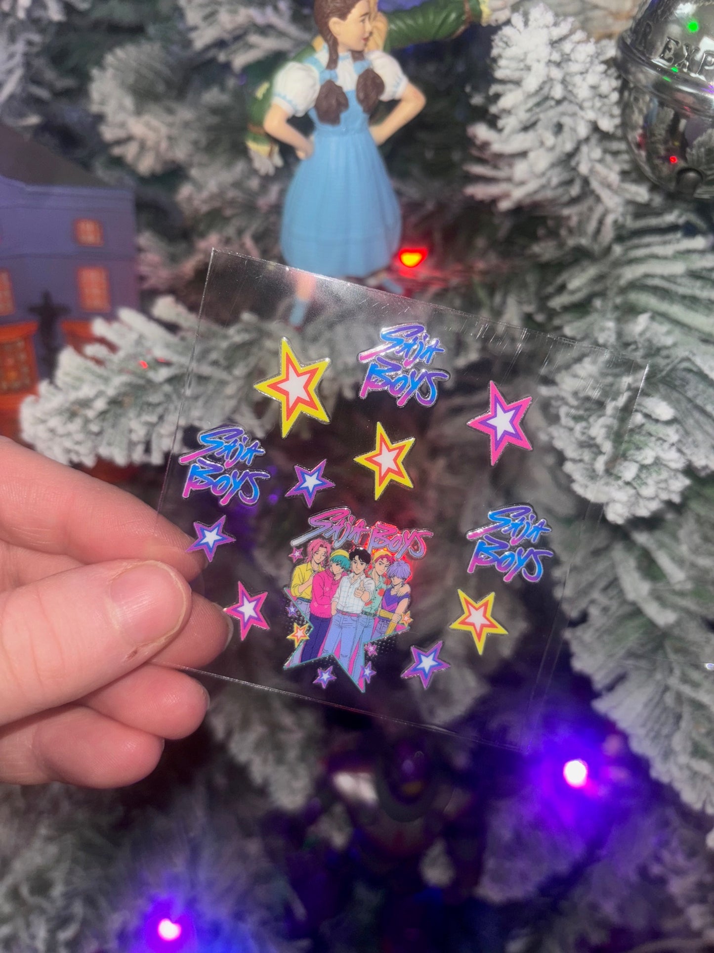 Boy Demon Ornament Decal