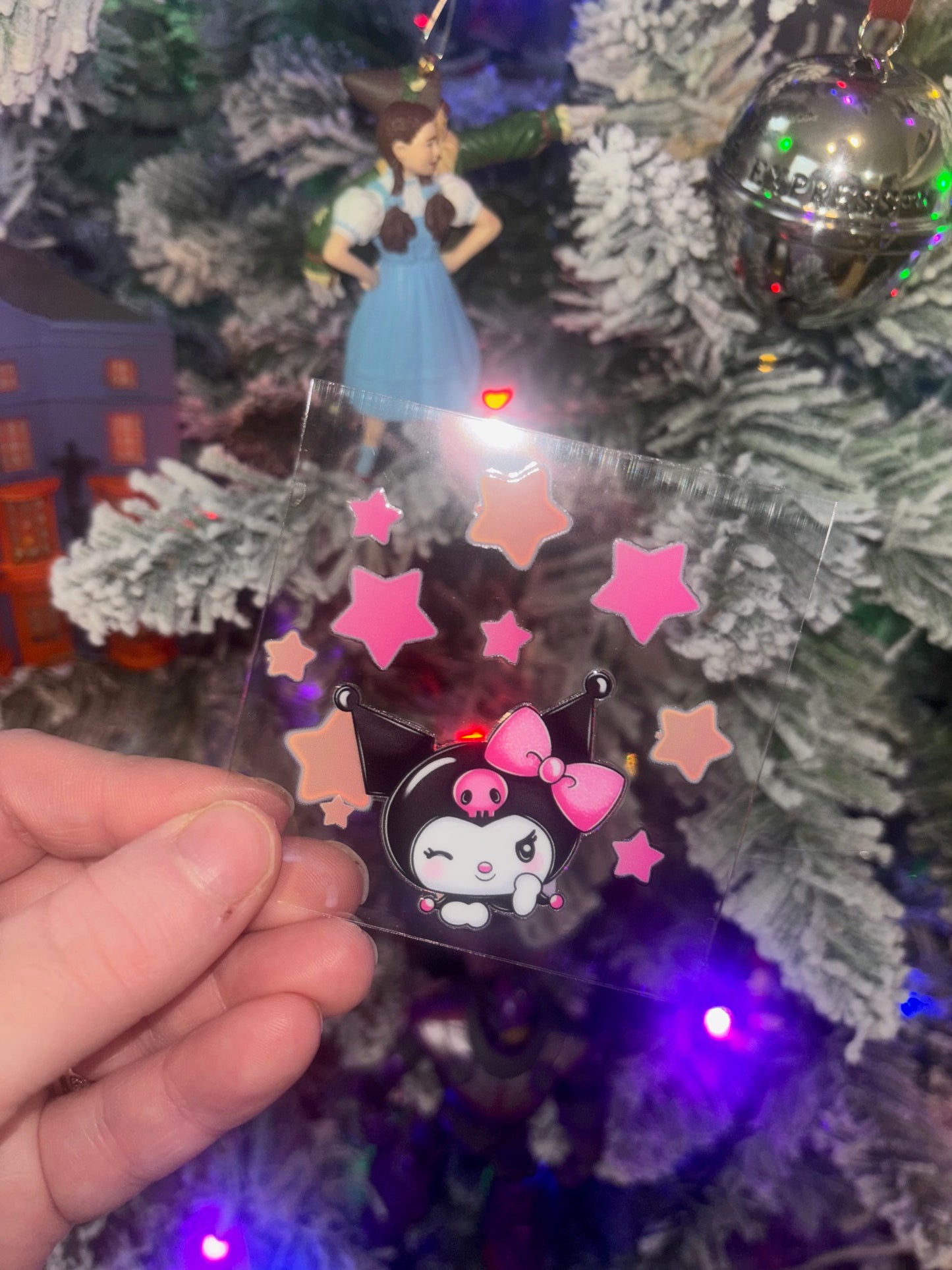 Kitty Anime Ornament Decal