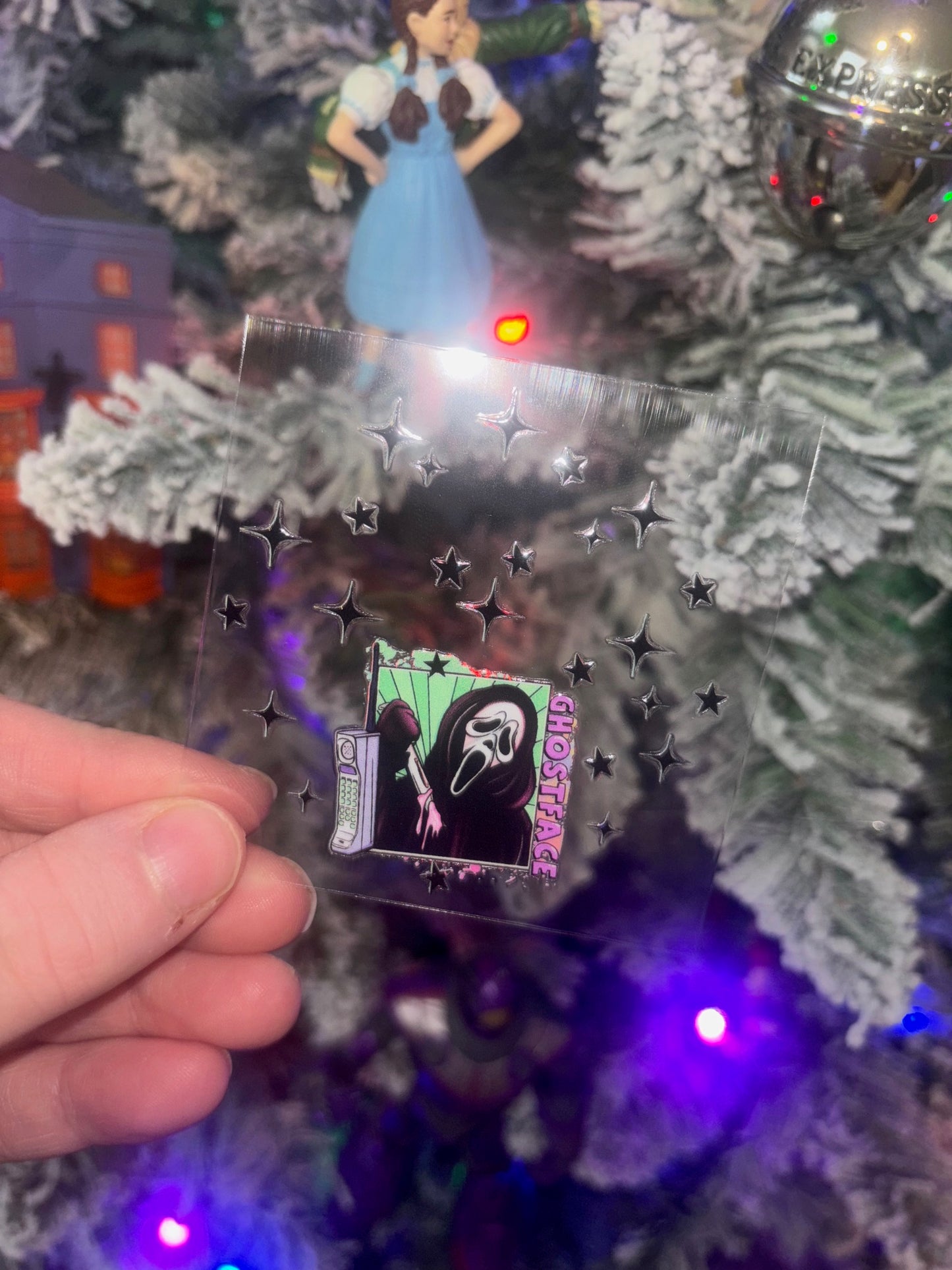 Horror Movie Ornament Decal