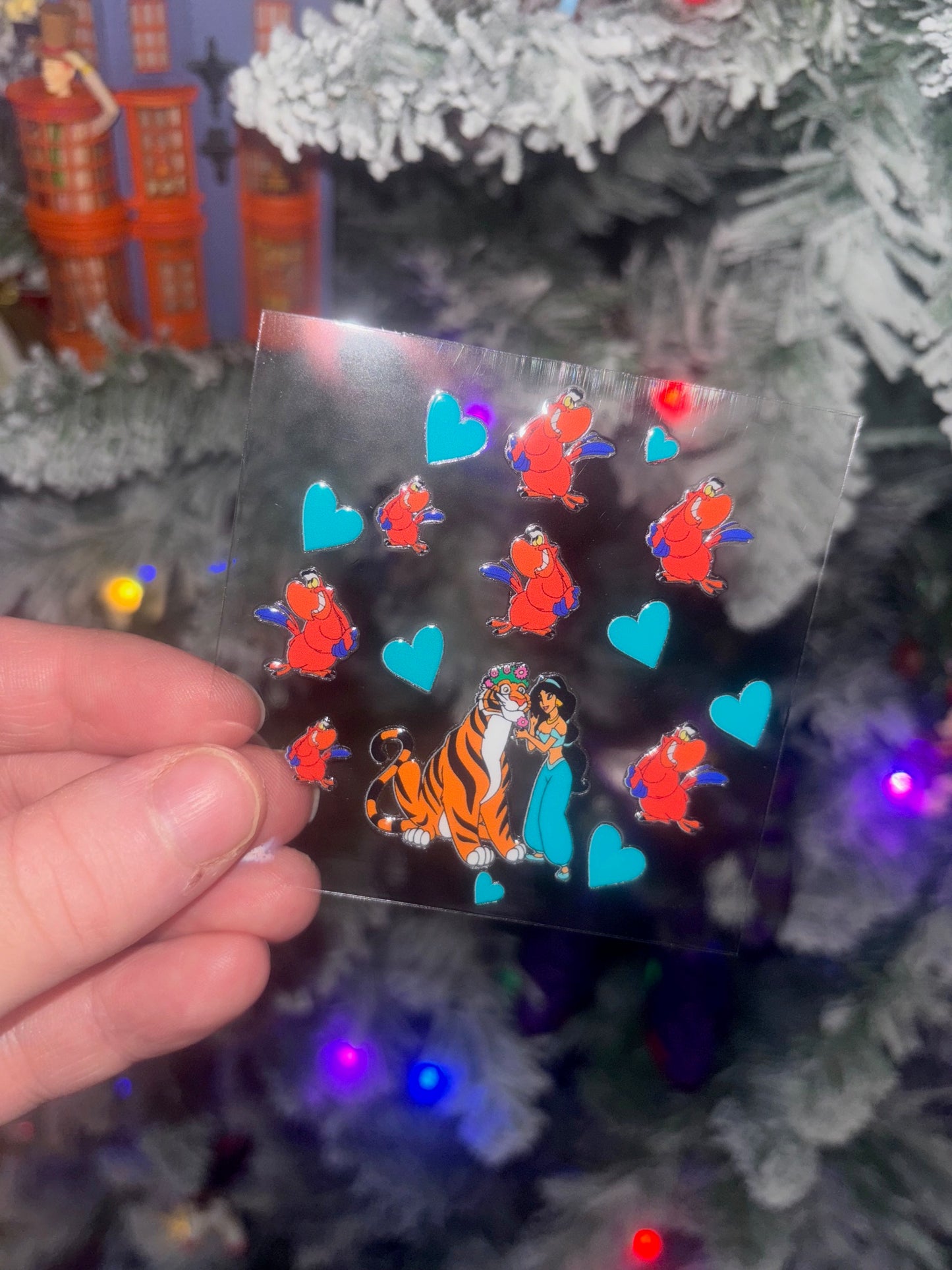 Lamp Princess Ornament Decal