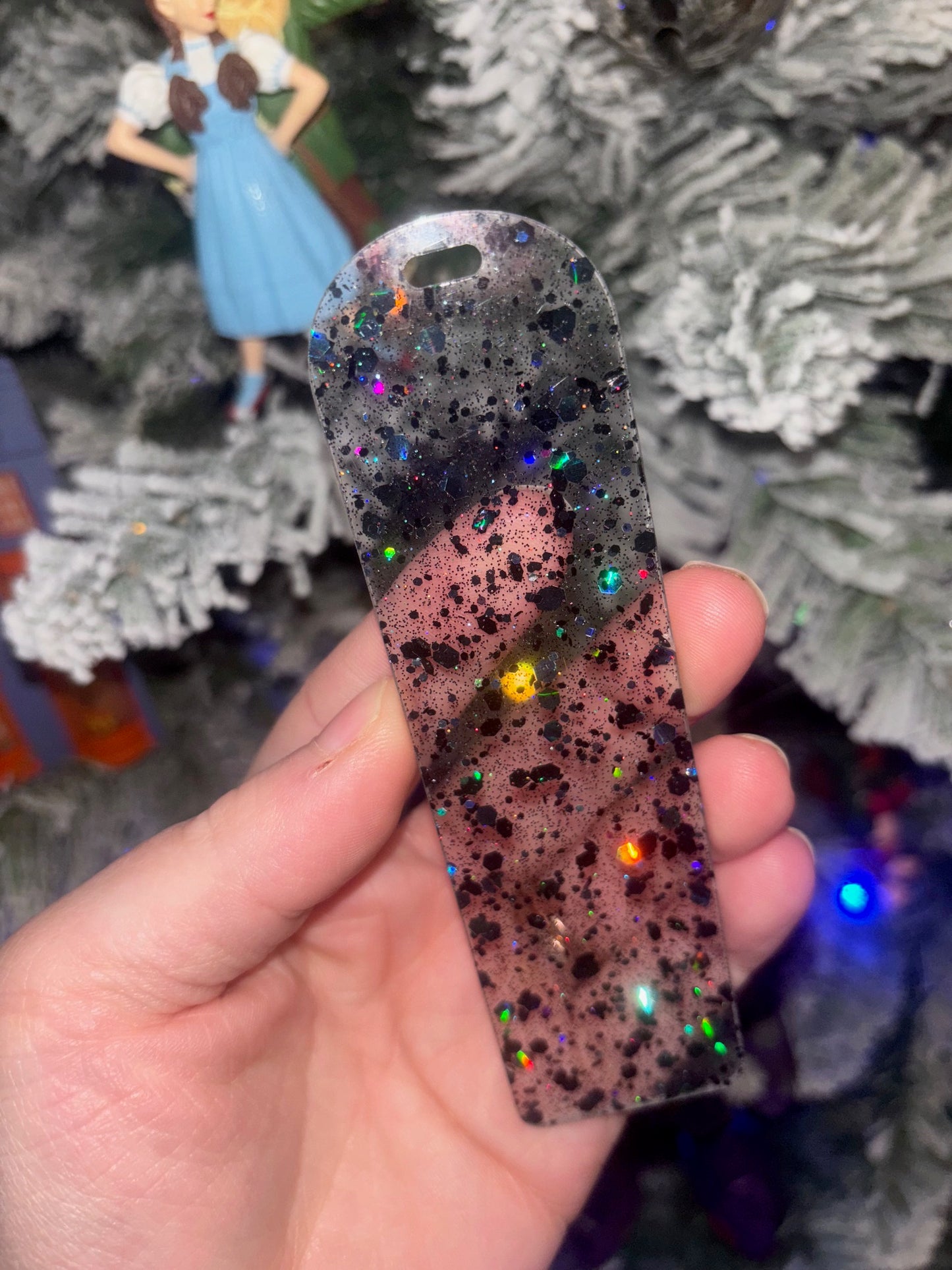 Black Sparkle Bookmark