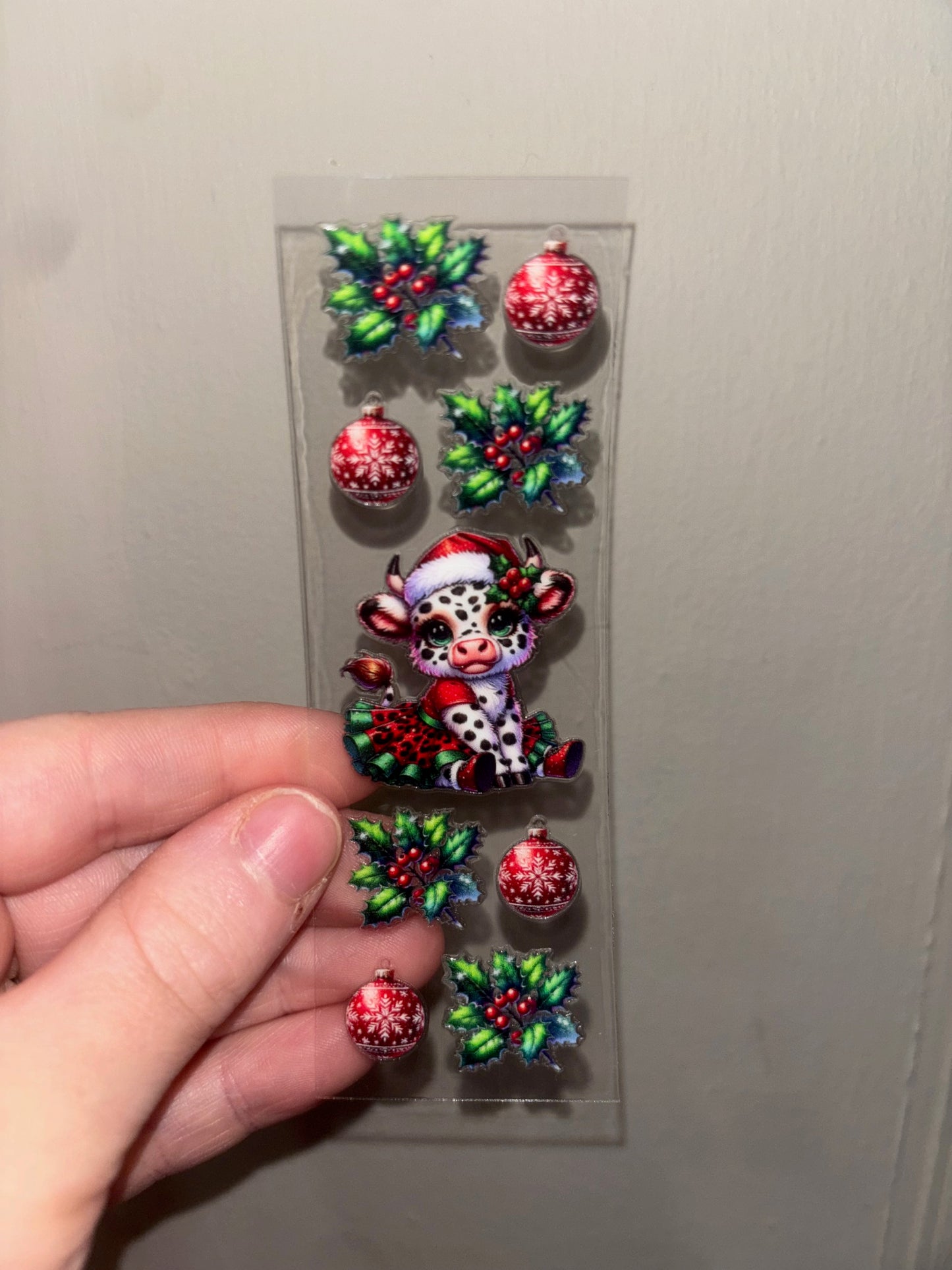 Cow Christmas Pen Wrap