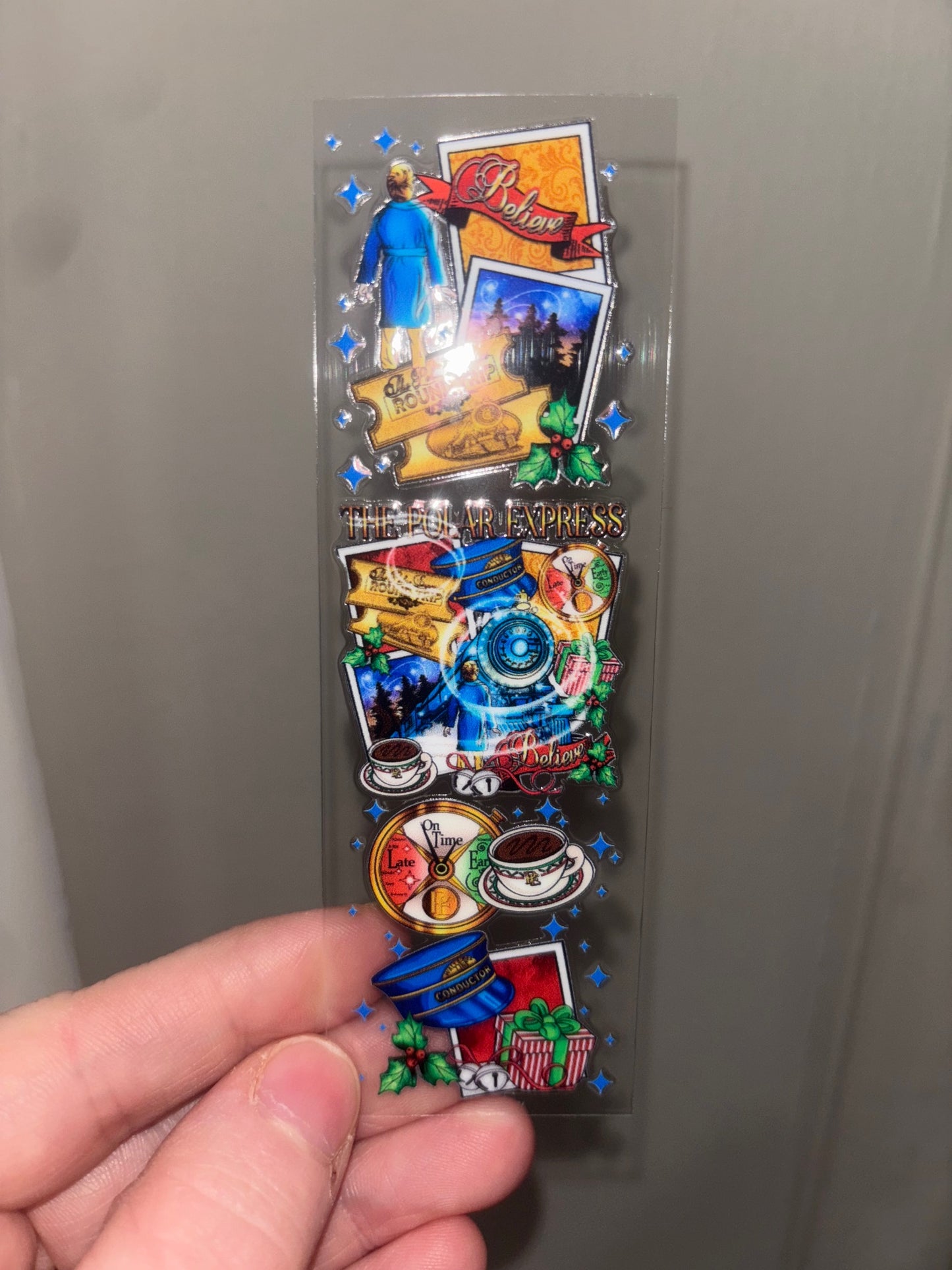 Train Christmas Pen Wrap