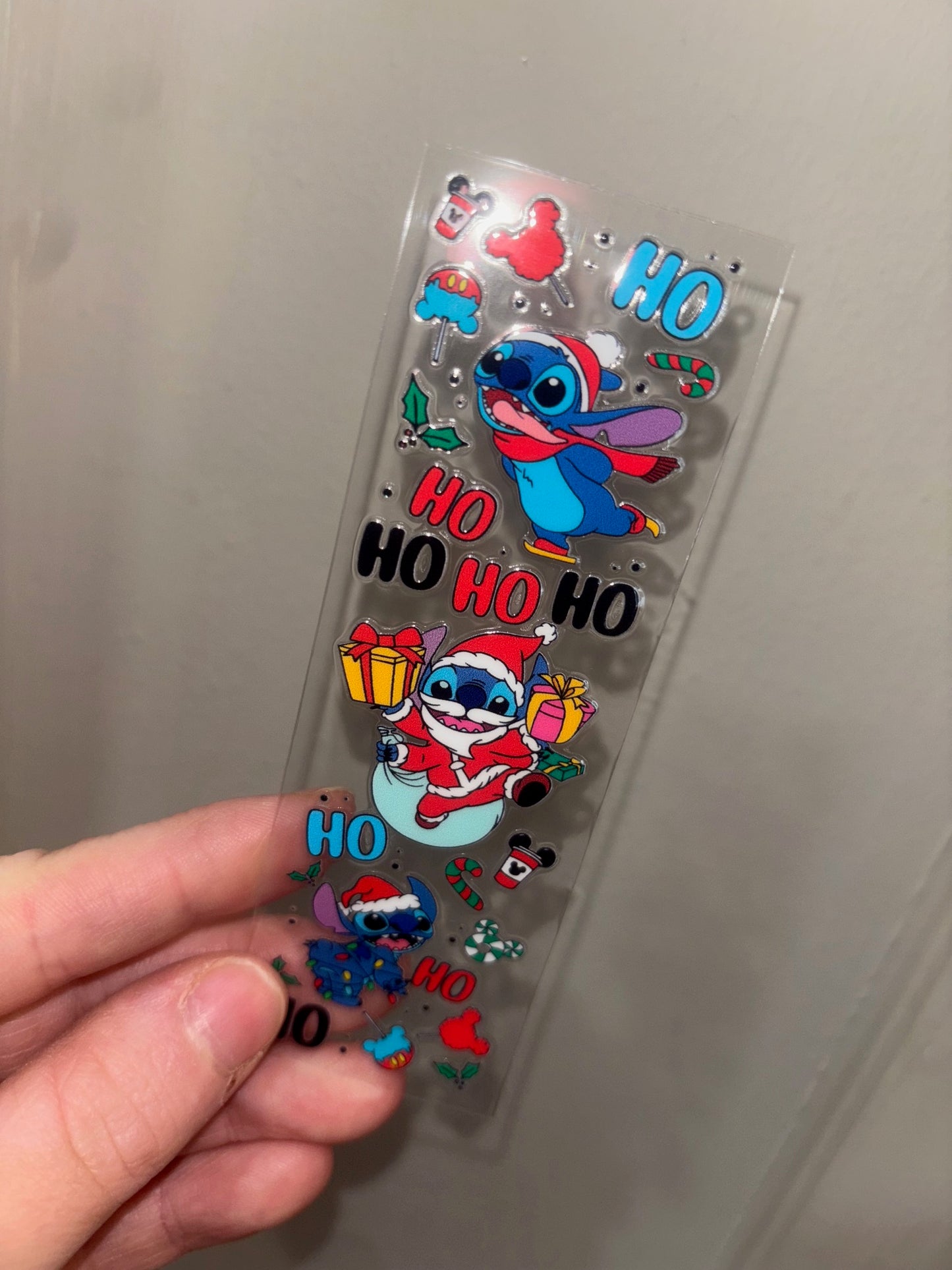 Blue Dog Christmas Pen Wrap 2