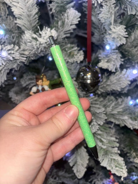 Light Green Glitter Pen