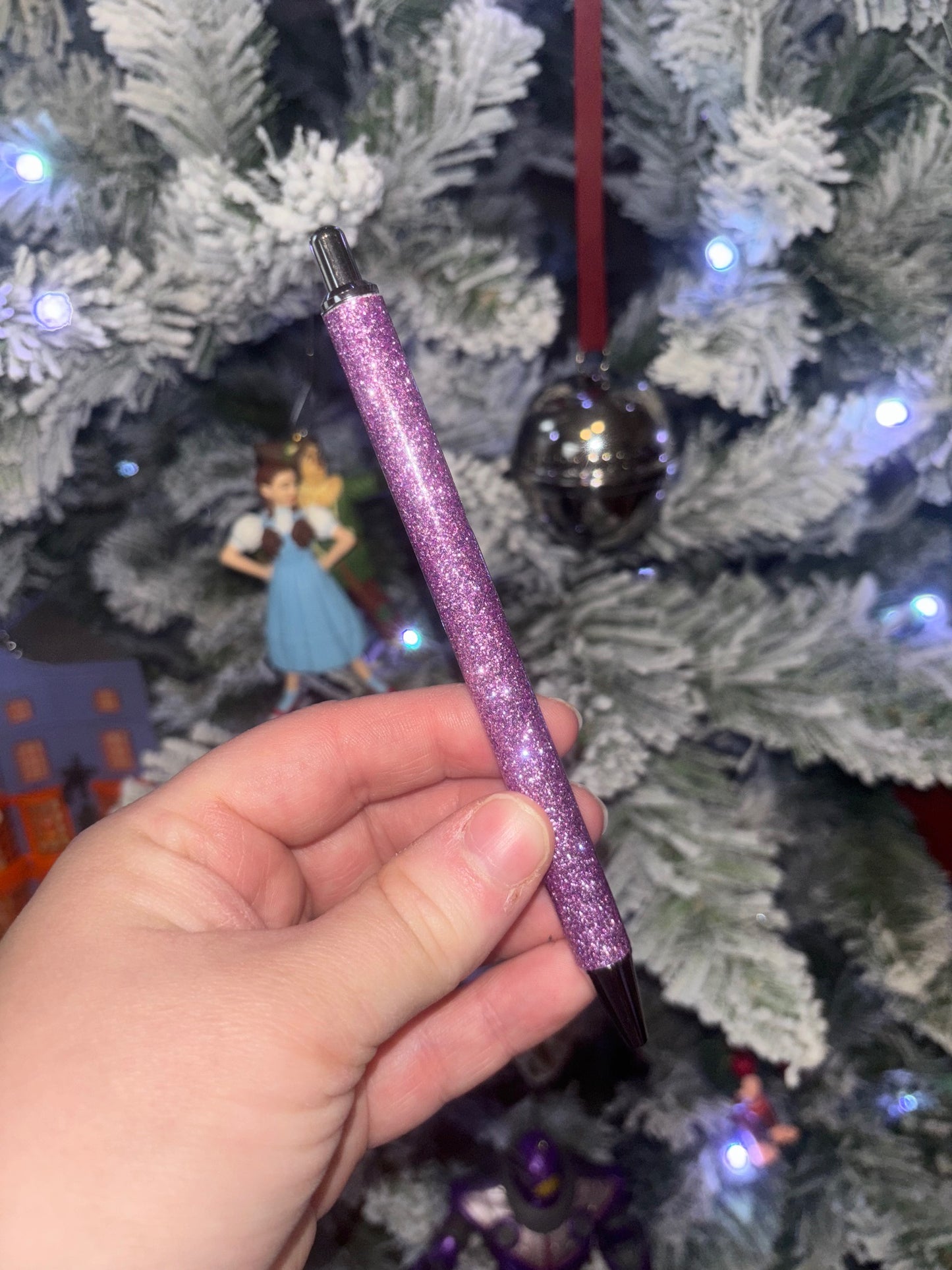 Purple Glitter Pen