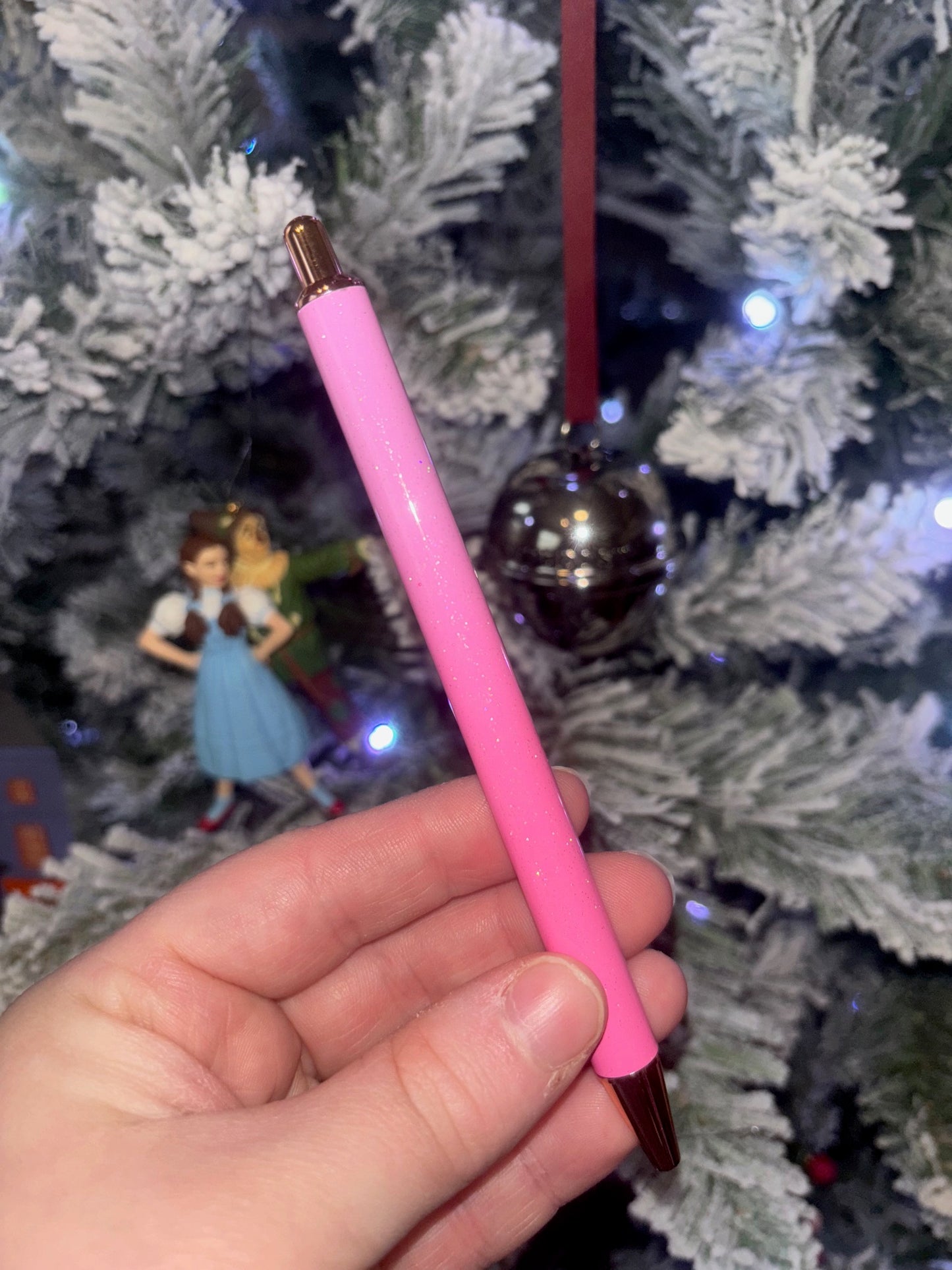 Purple Pink Ombre Glitter Pen